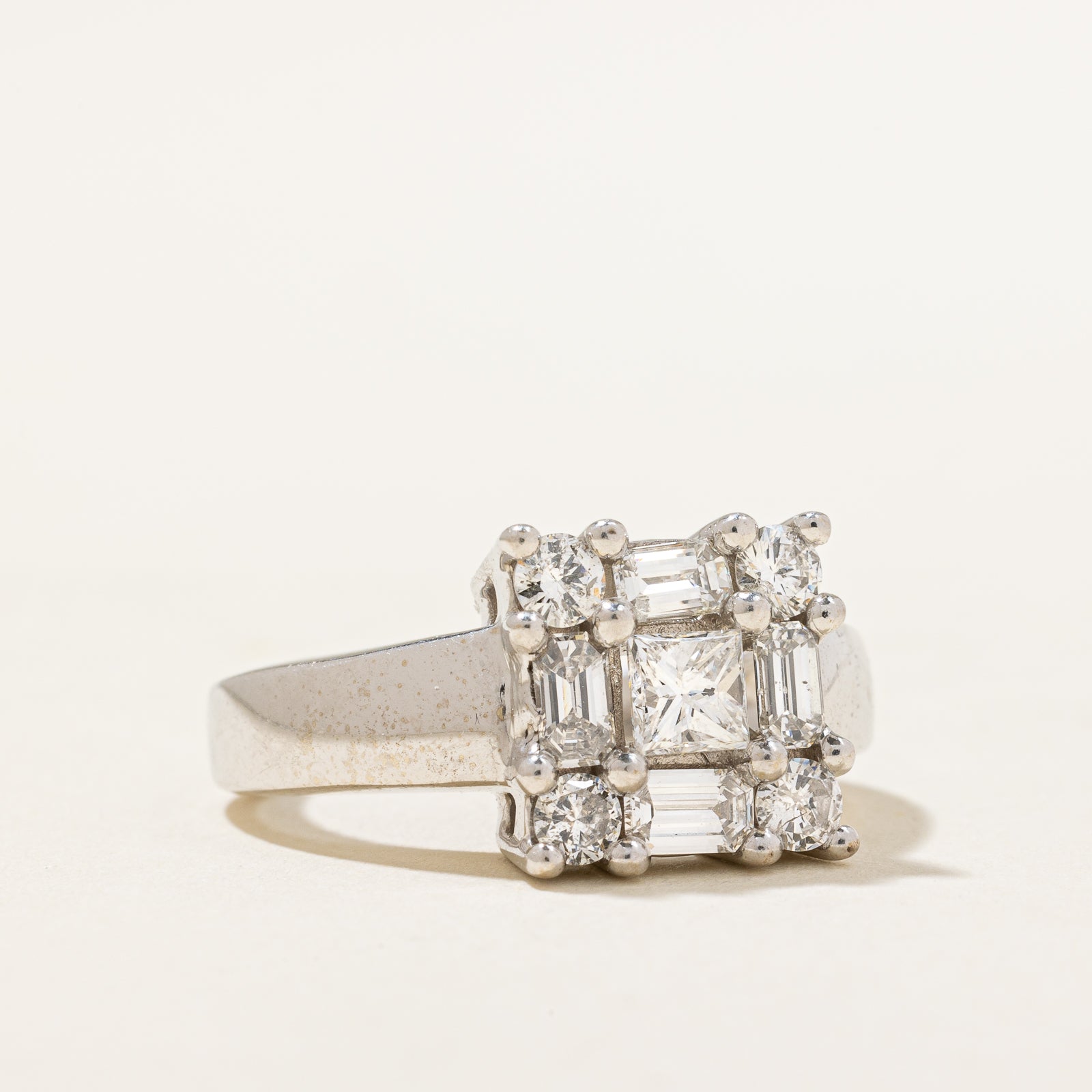 Multi Cut Diamond Ring | 1.05ctw | SZ 5.25 |