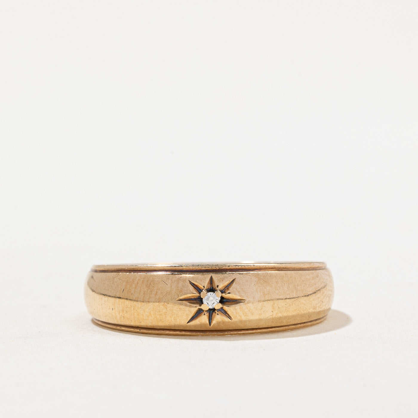 Star Set Diamond Band | 0.01ct | SZ 10 |