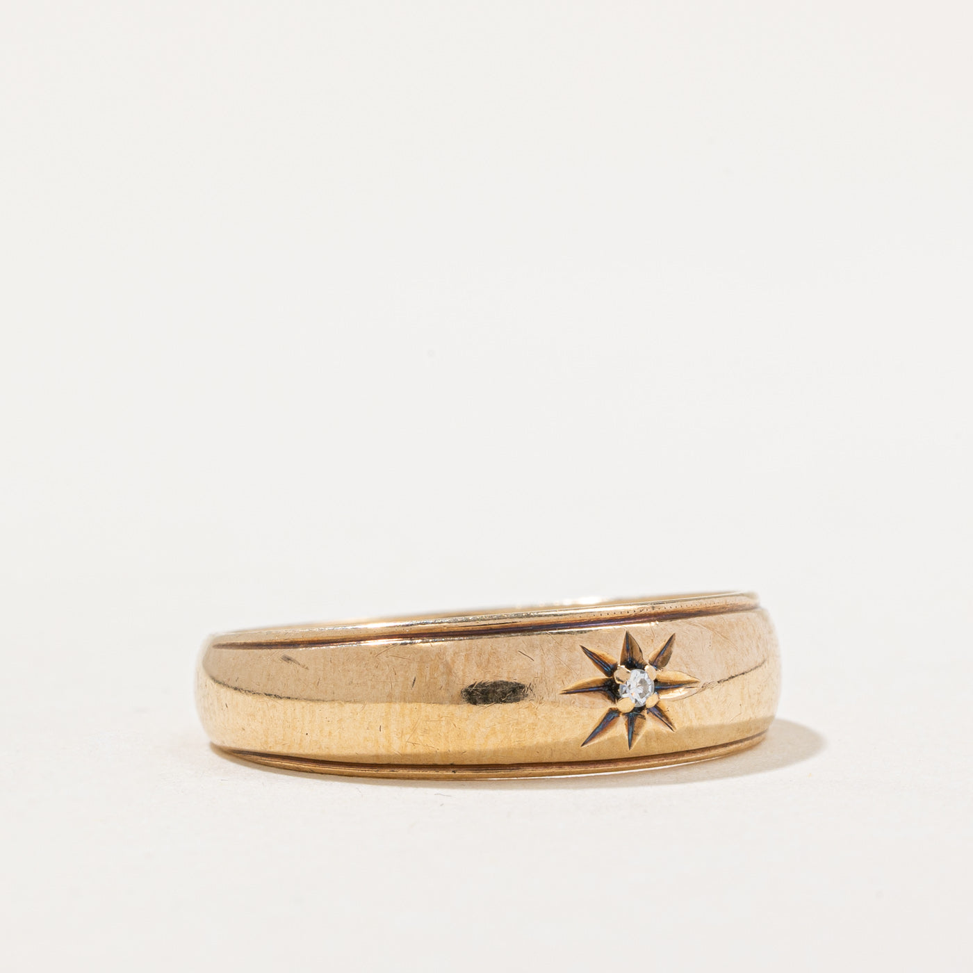 Star Set Diamond Band | 0.01ct | SZ 10 |