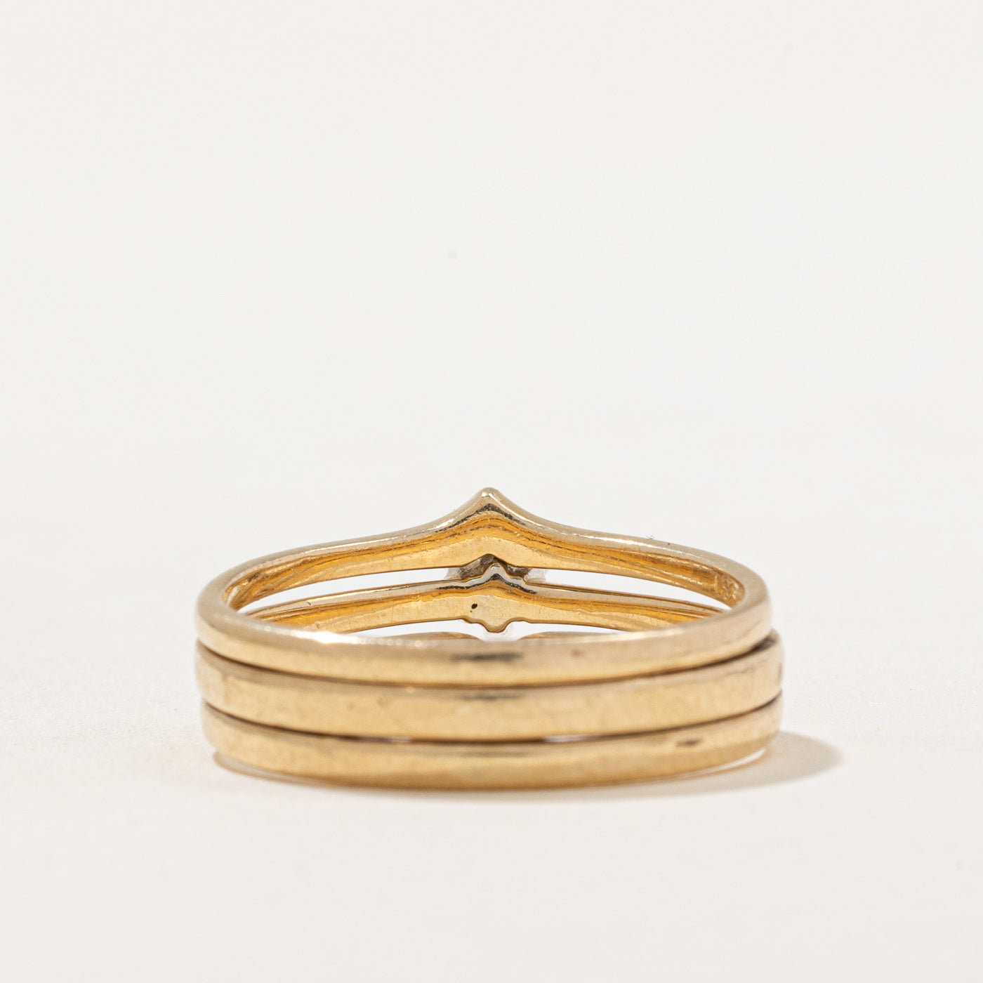 Diamond Triple Band Ring | 0.13ct | SZ 6 |