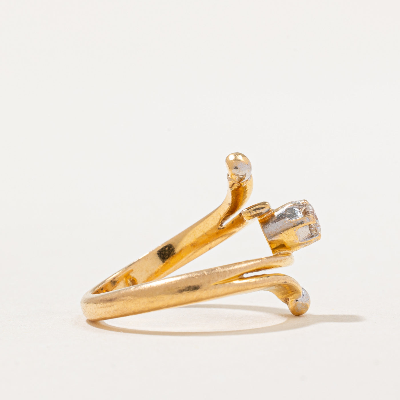 Diamond Wrap Ring | 0.15ct | SZ 3.75 |