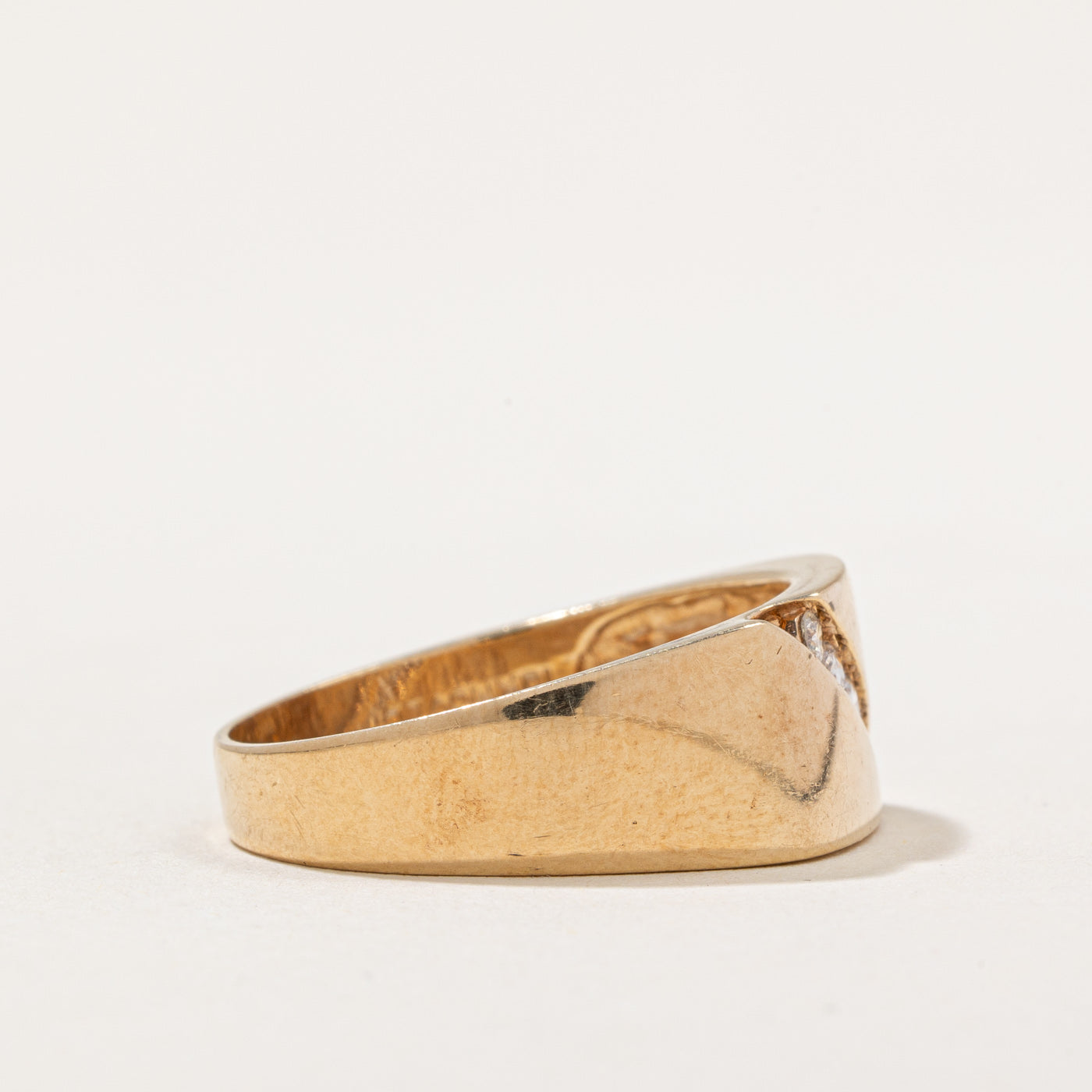 Diamond Diagonal Row Band | 0.20ctw | SZ 11 |