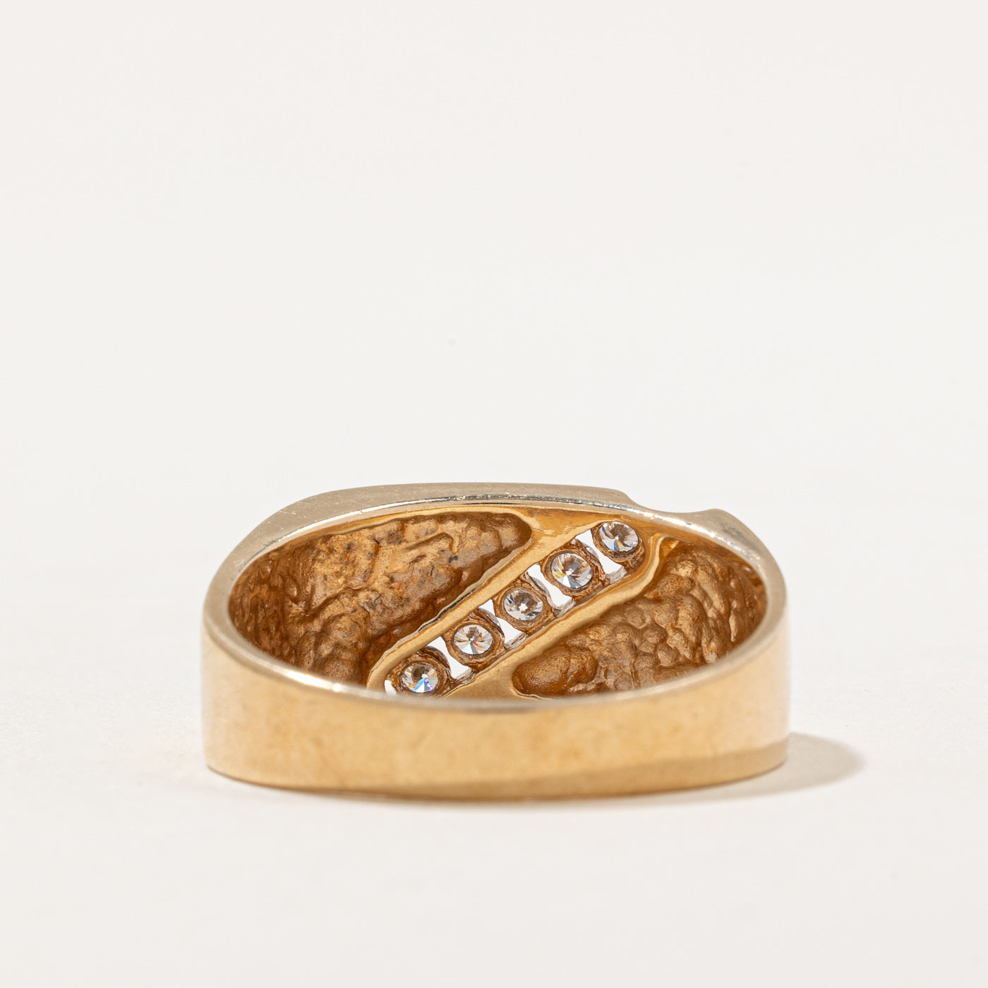 Diamond Diagonal Row Band | 0.20ctw | SZ 11 |