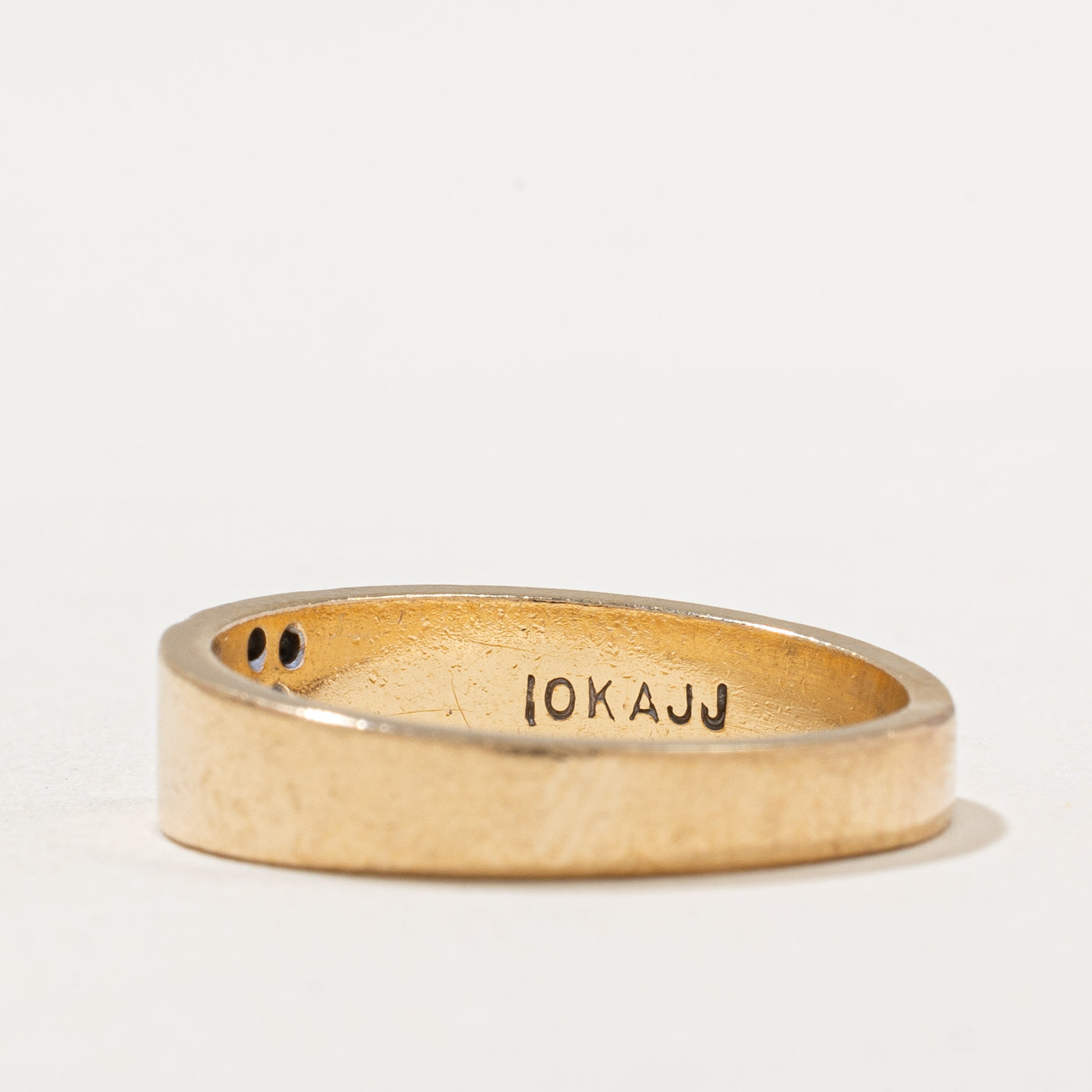 Bague trois diamants | 0,03 ct au total | Taille 7,5 |