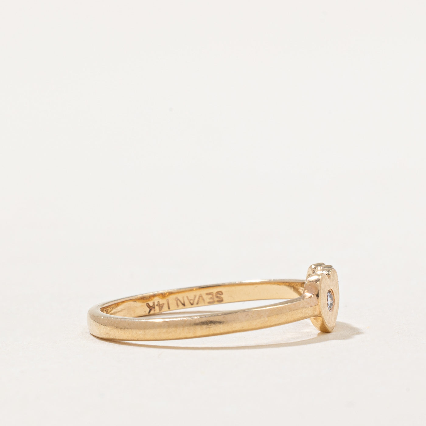 Diamond Twin Heart Ring | 0.03ctw | SZ 5 |