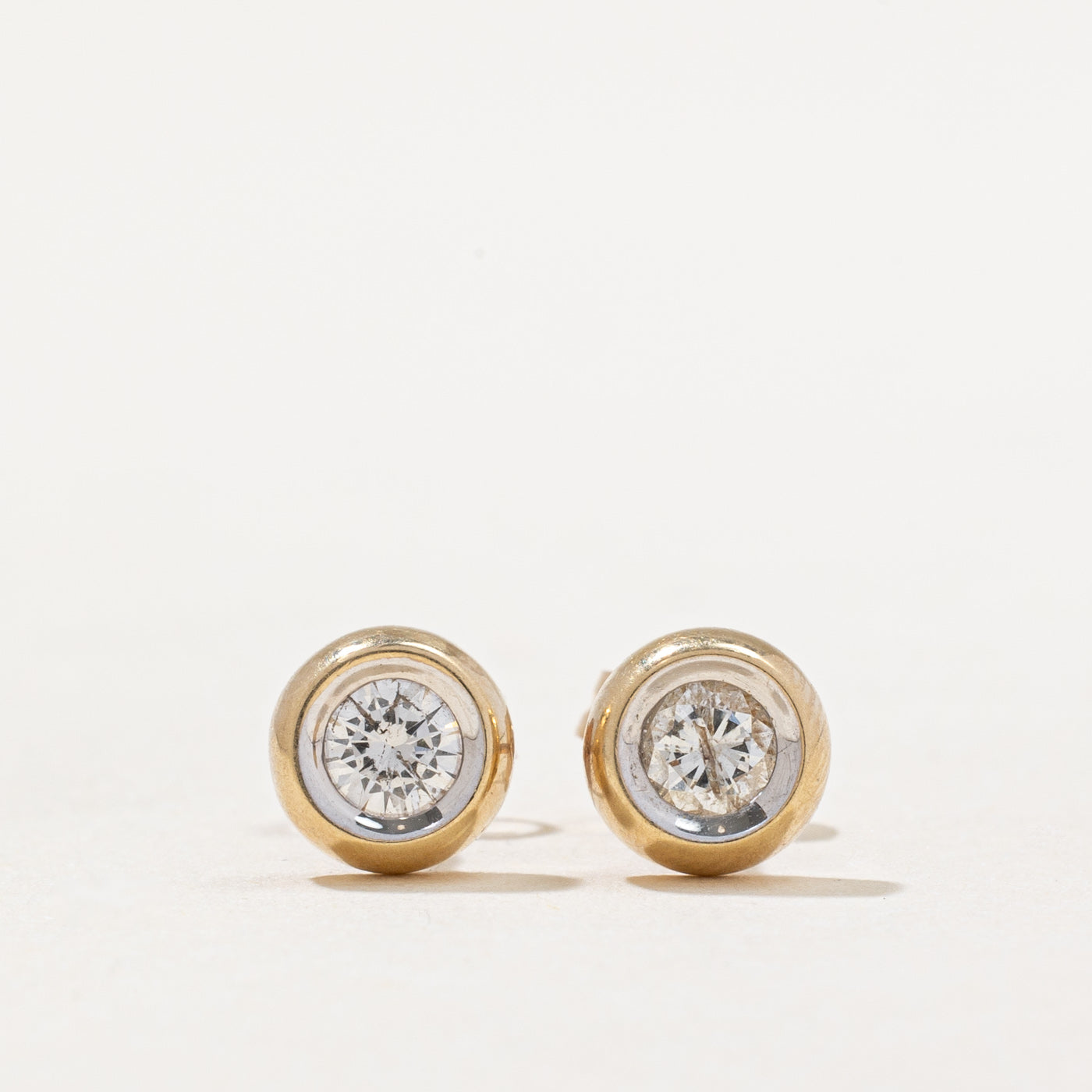 Boucles d'oreilles en diamant serti clos | 0,36 ct |