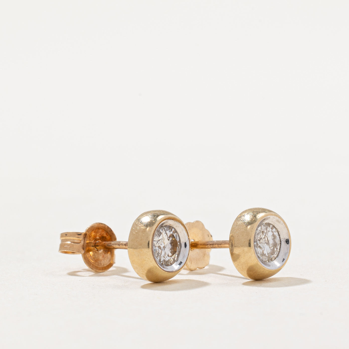 Boucles d'oreilles en diamant serti clos | 0,36 ct |