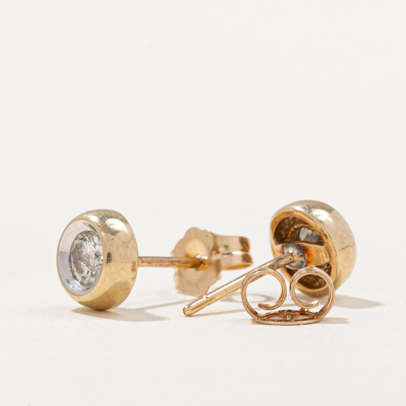 Boucles d'oreilles en diamant serti clos | 0,36 ct |