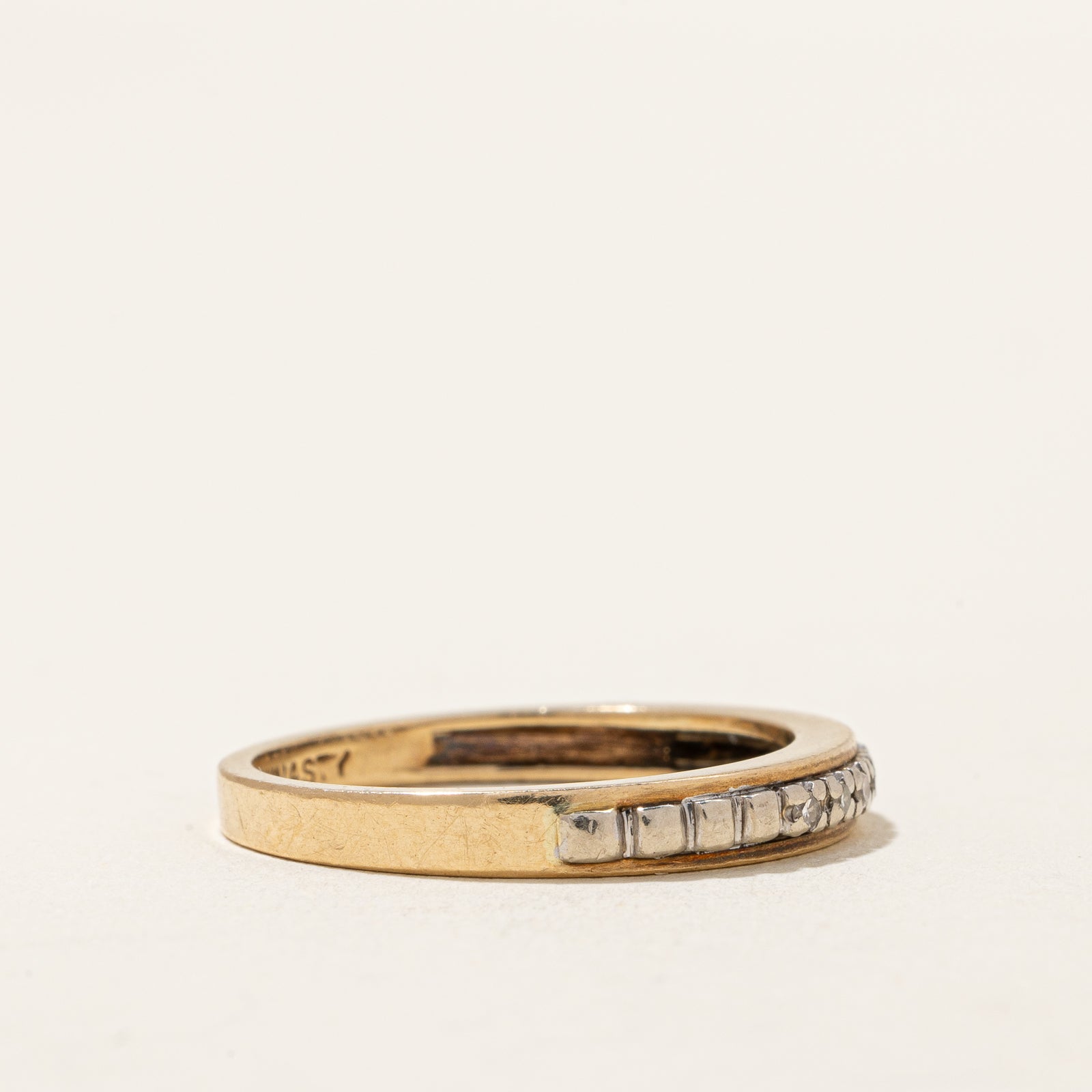 Channel Set Diamond Ring | 0.04ctw | SZ 6.5 |