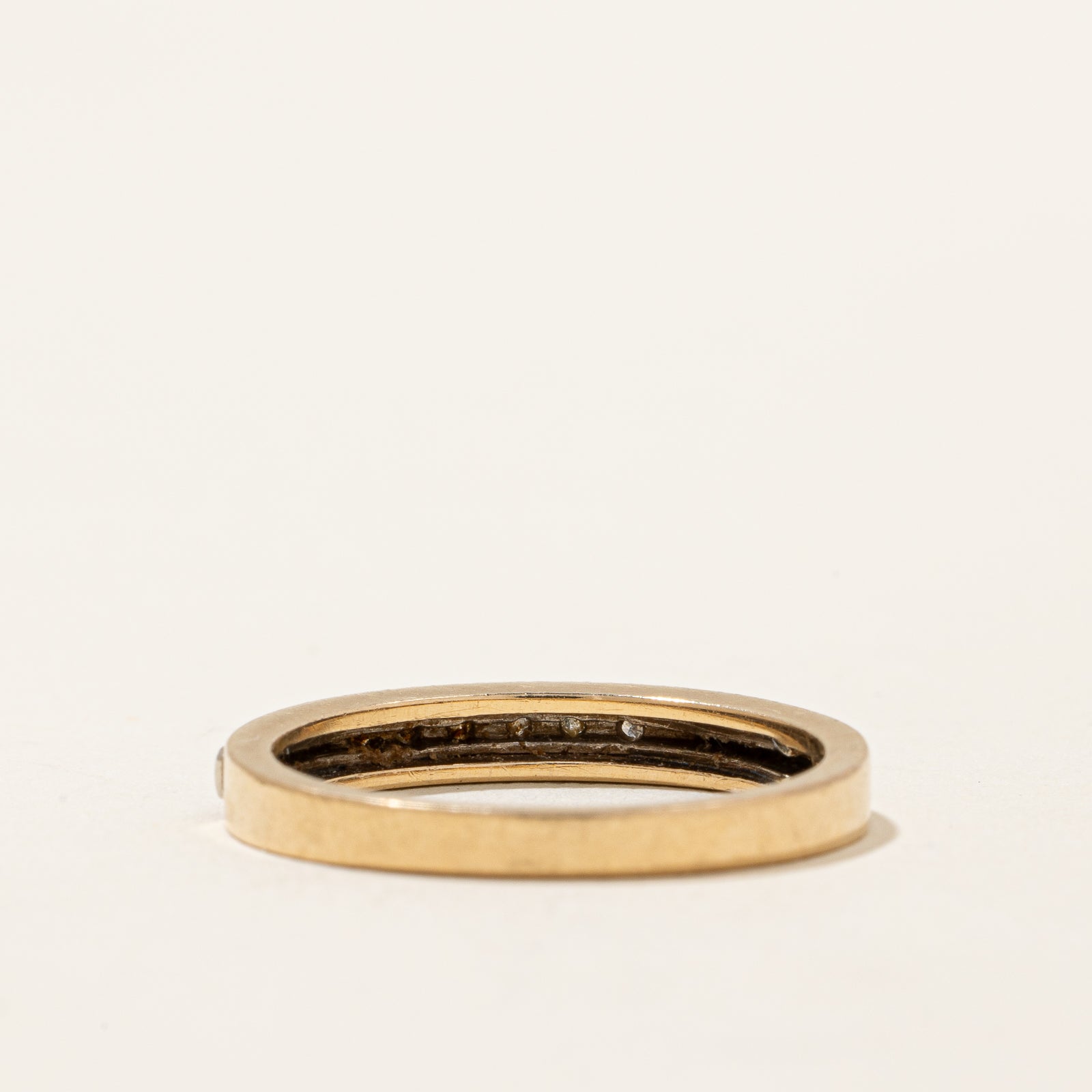 Channel Set Diamond Ring | 0.04ctw | SZ 6.5 |