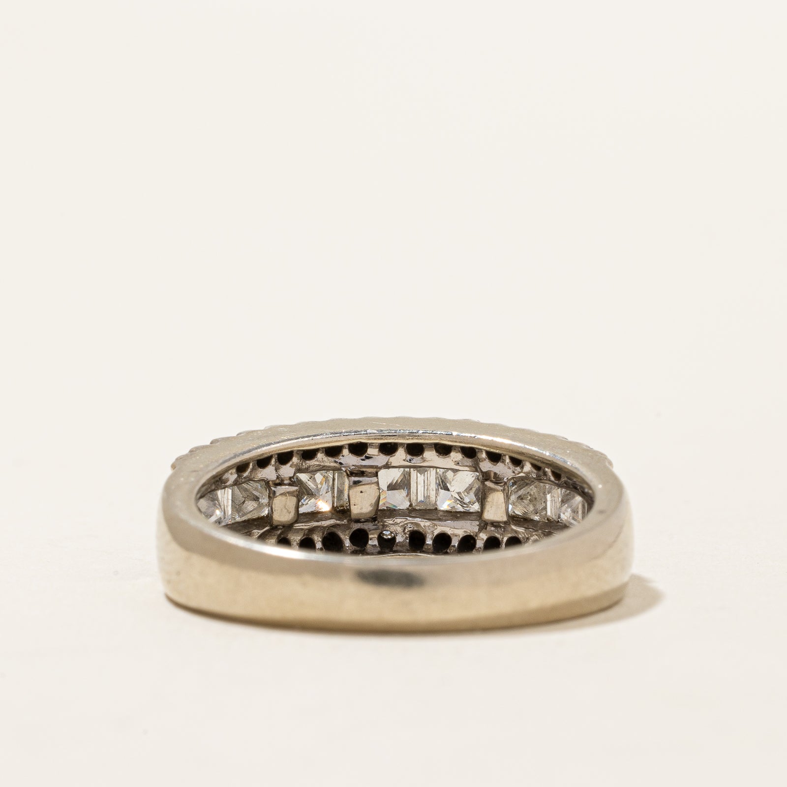 Channel Set Princess Cut Diamond Band | 0.94ctw | SZ 7 |