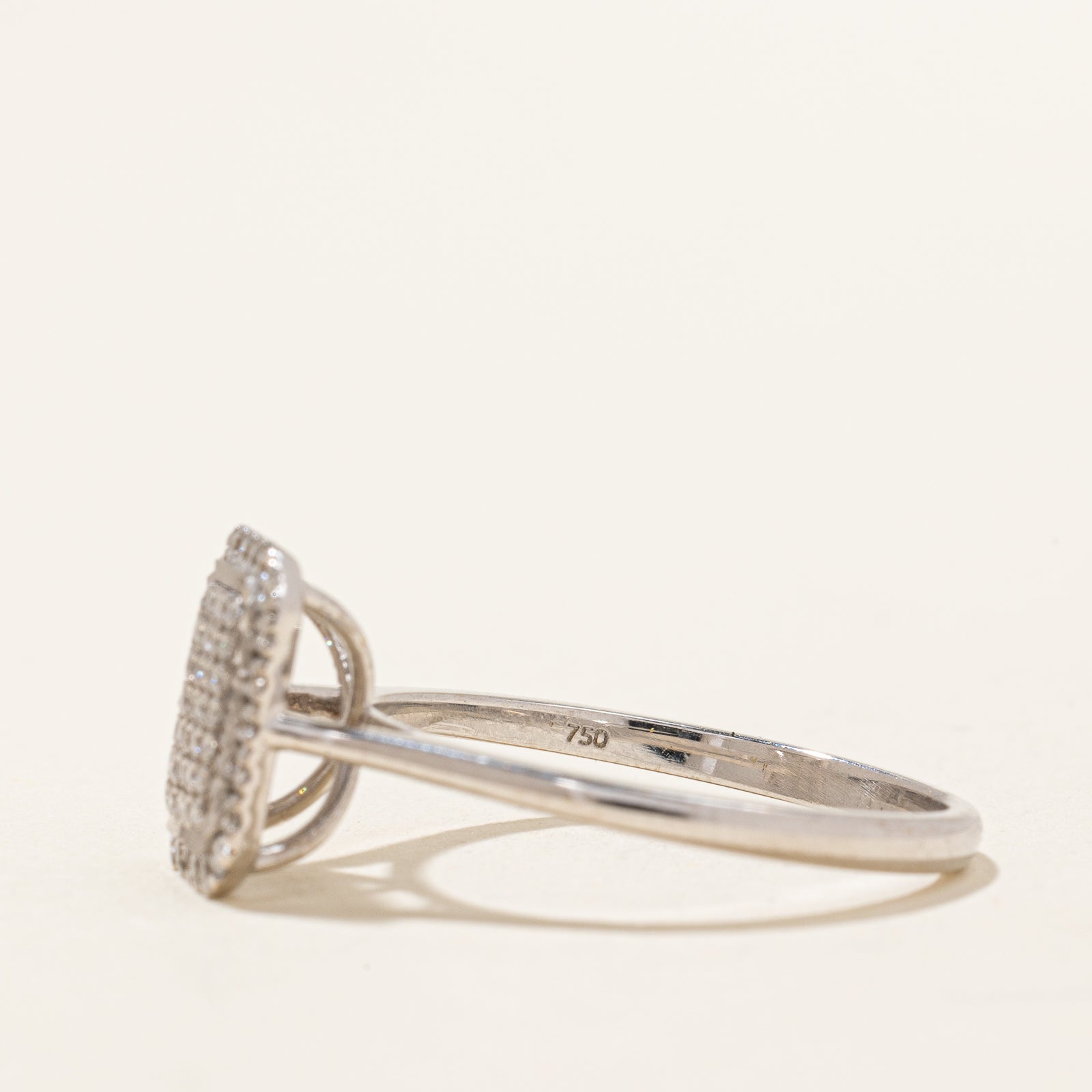 Diamond Grid Ring | 0.40ctw | SZ 7.25 |