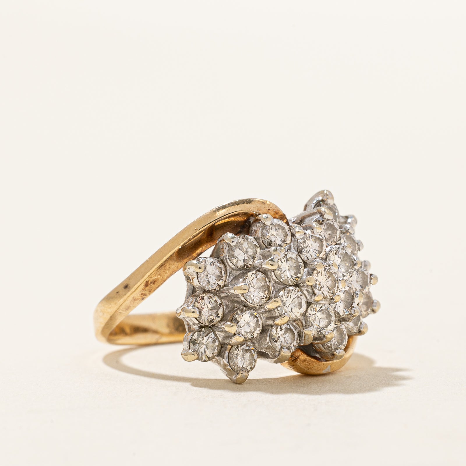 Diamond Cluster Ring | 1.25ctw | SZ 6.25 |