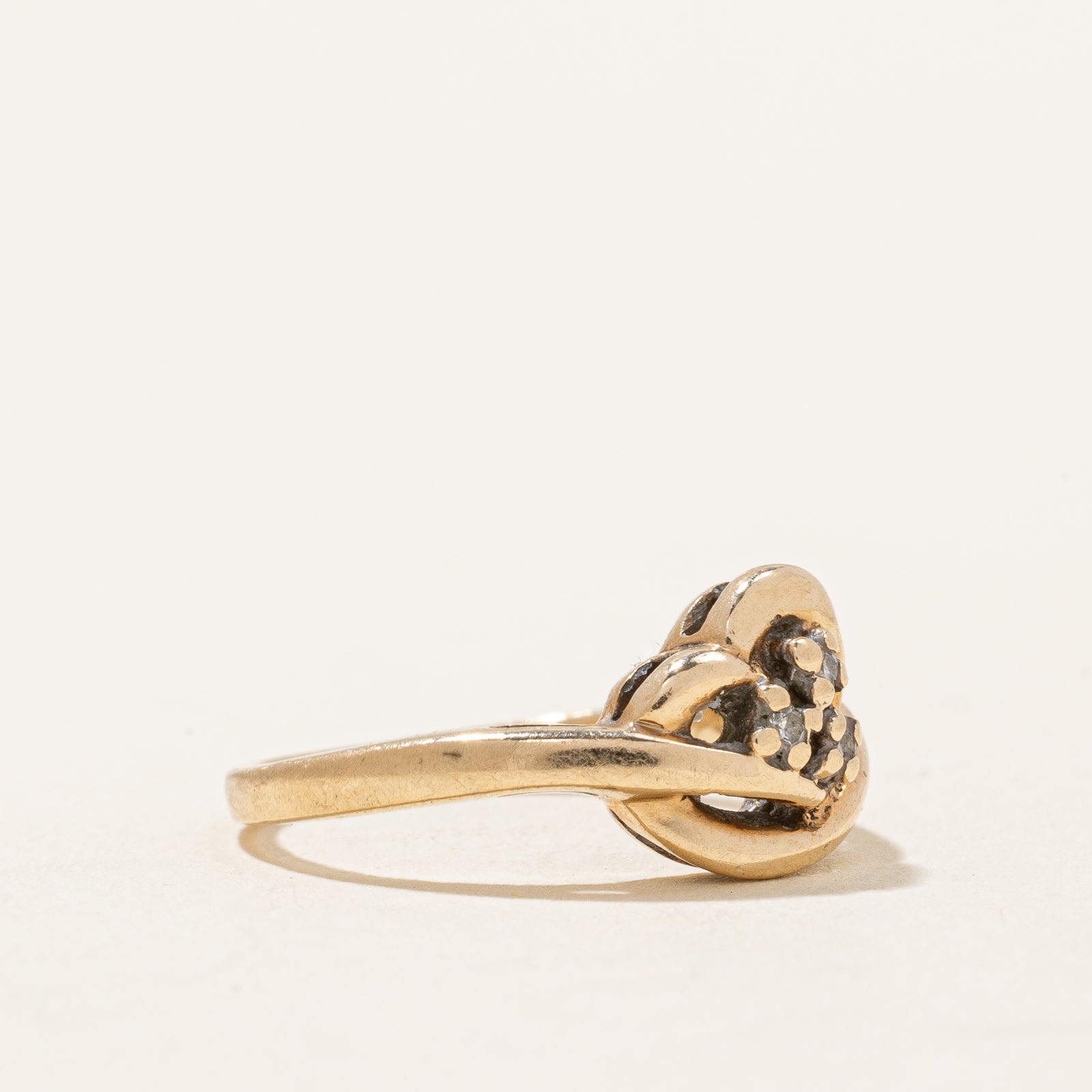 Diamond Heart Ring | 0.02ctw | SZ 1.25 |