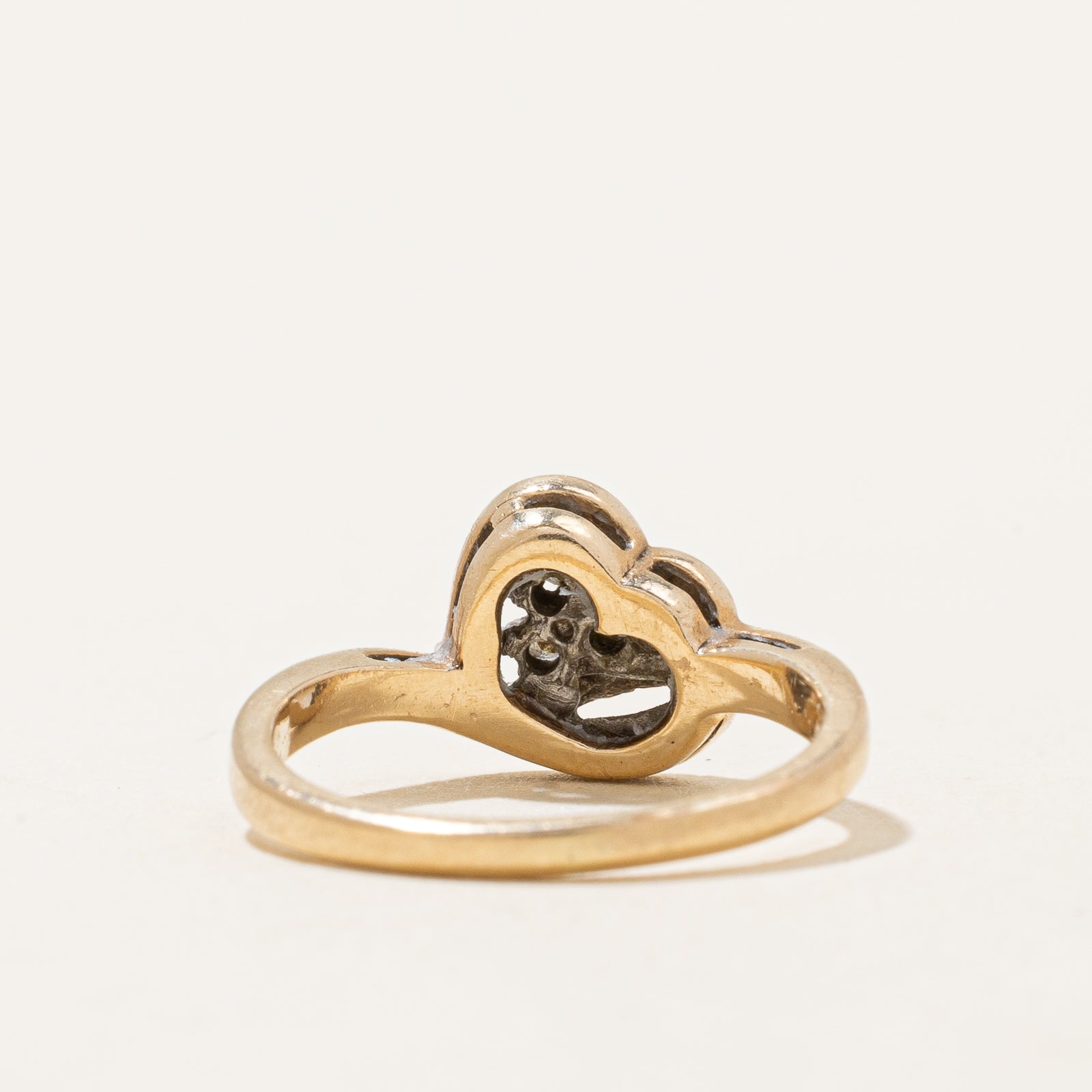 Diamond Heart Ring | 0.02ctw | SZ 1.25 |