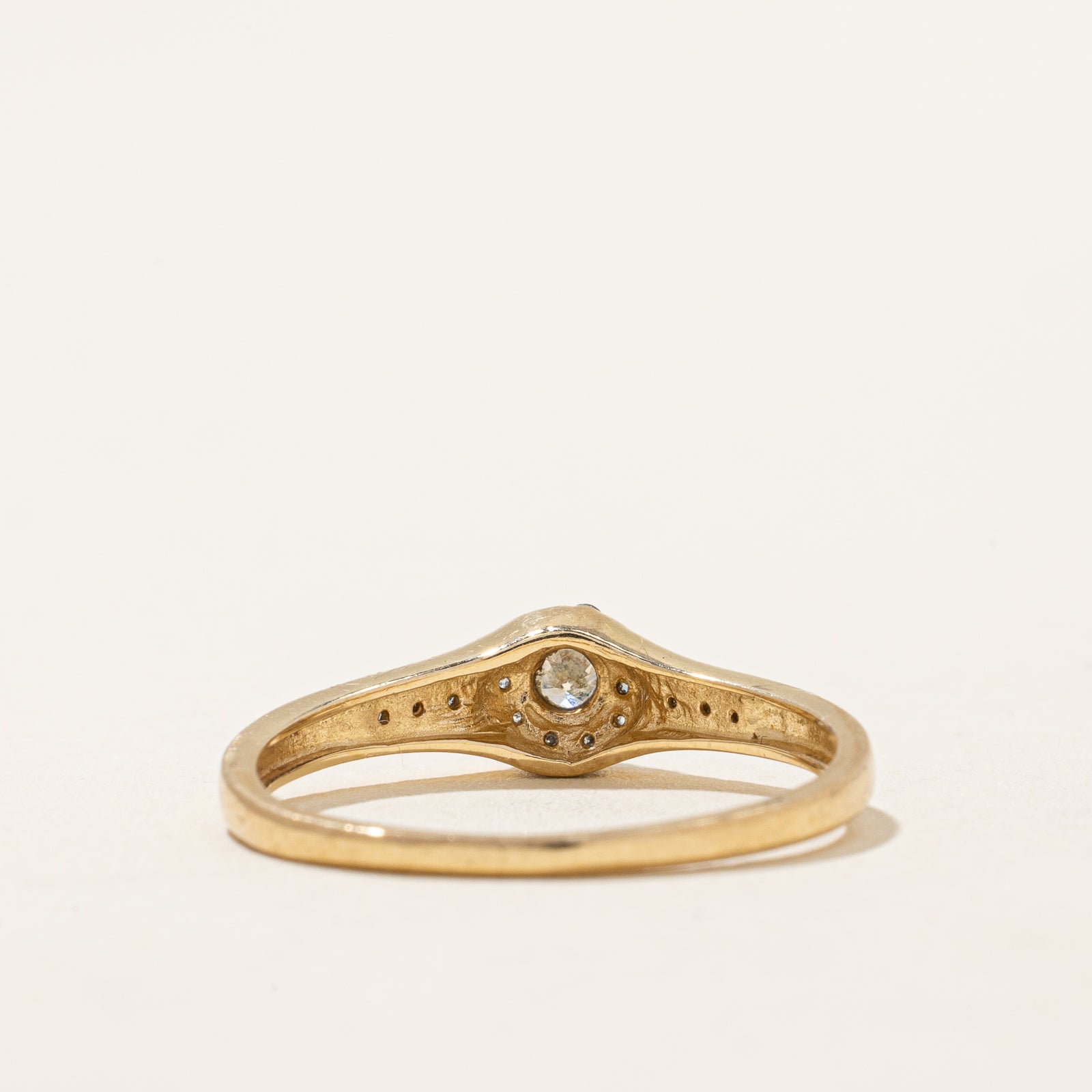 Diamond Halo Ring | 0.20ctw | SZ 6.5 |