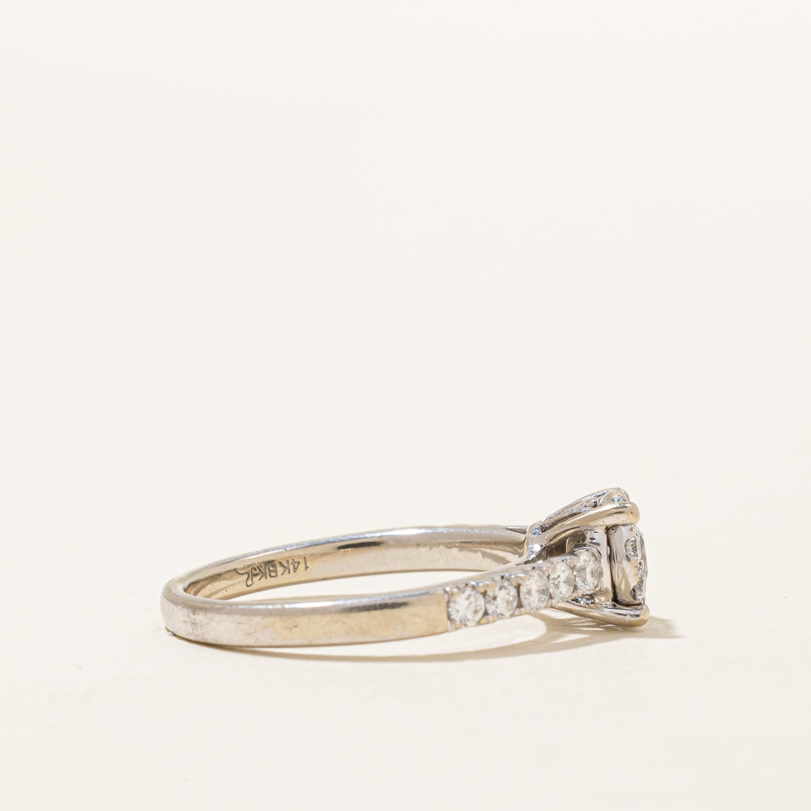 Diamond Halo Ring | 0.73ctw | SZ 5.5 |