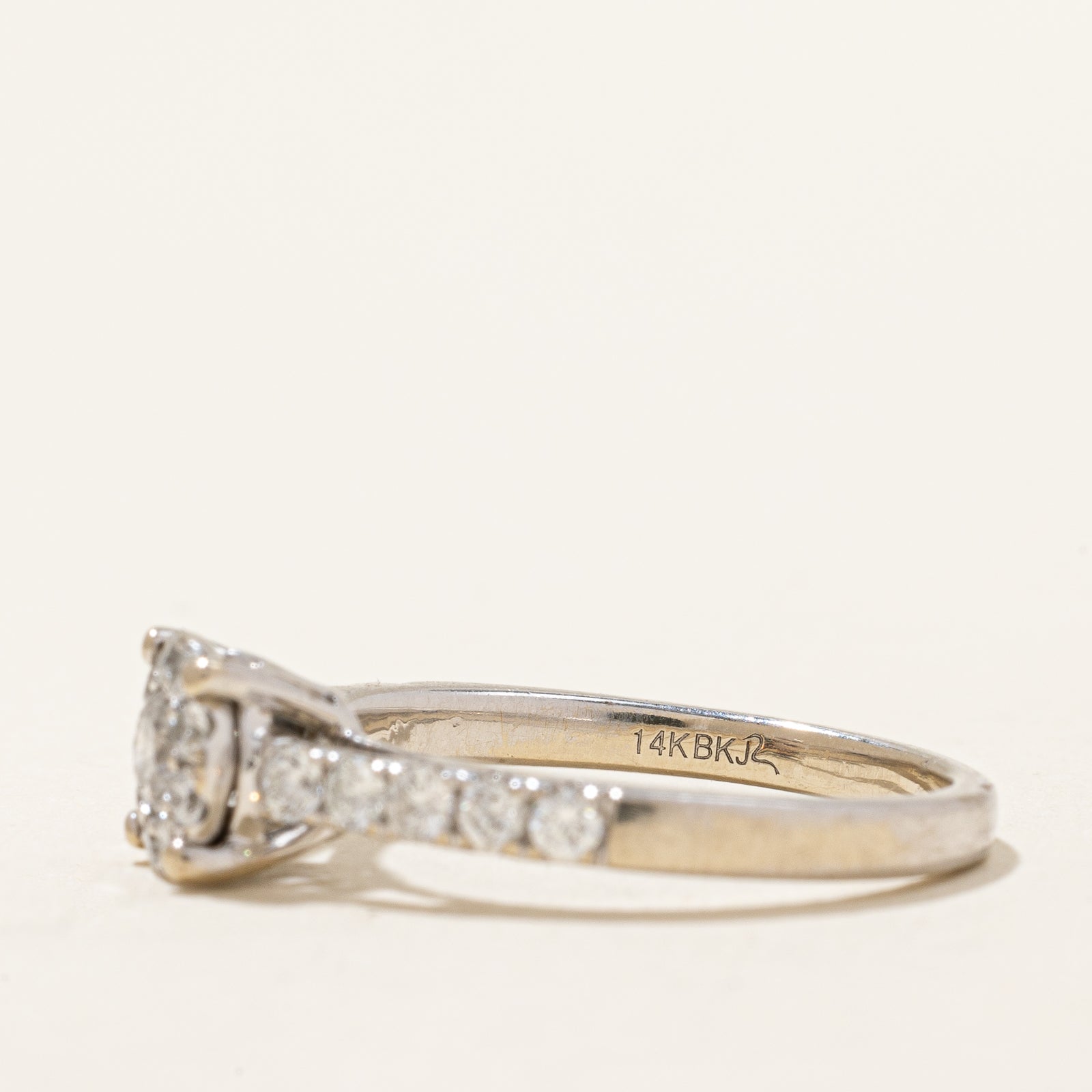 Diamond Halo Ring | 0.73ctw | SZ 5.5 |