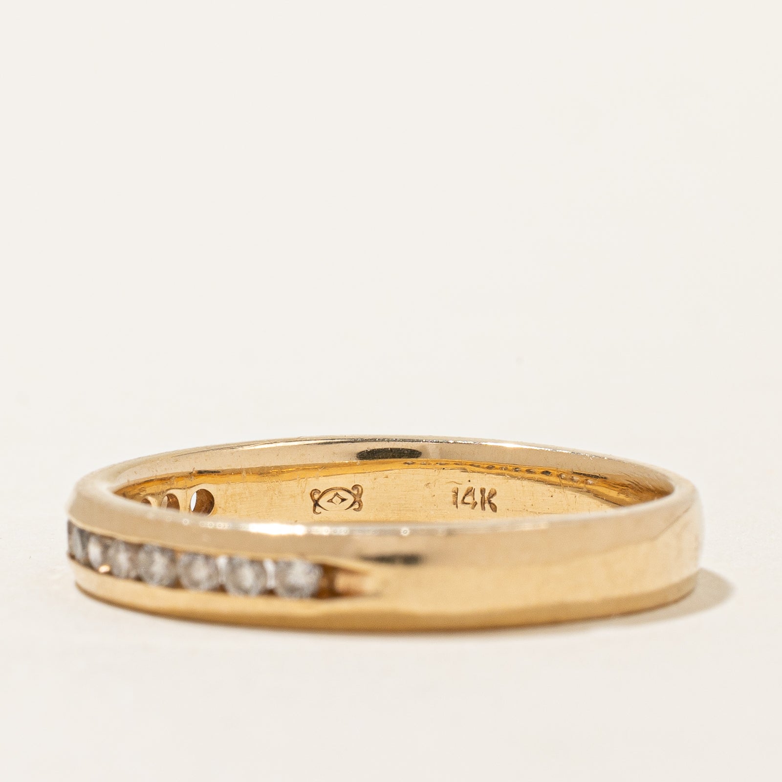 Channel Set Semi Eternity Diamond Band | 0.26ctw | SZ 8 |