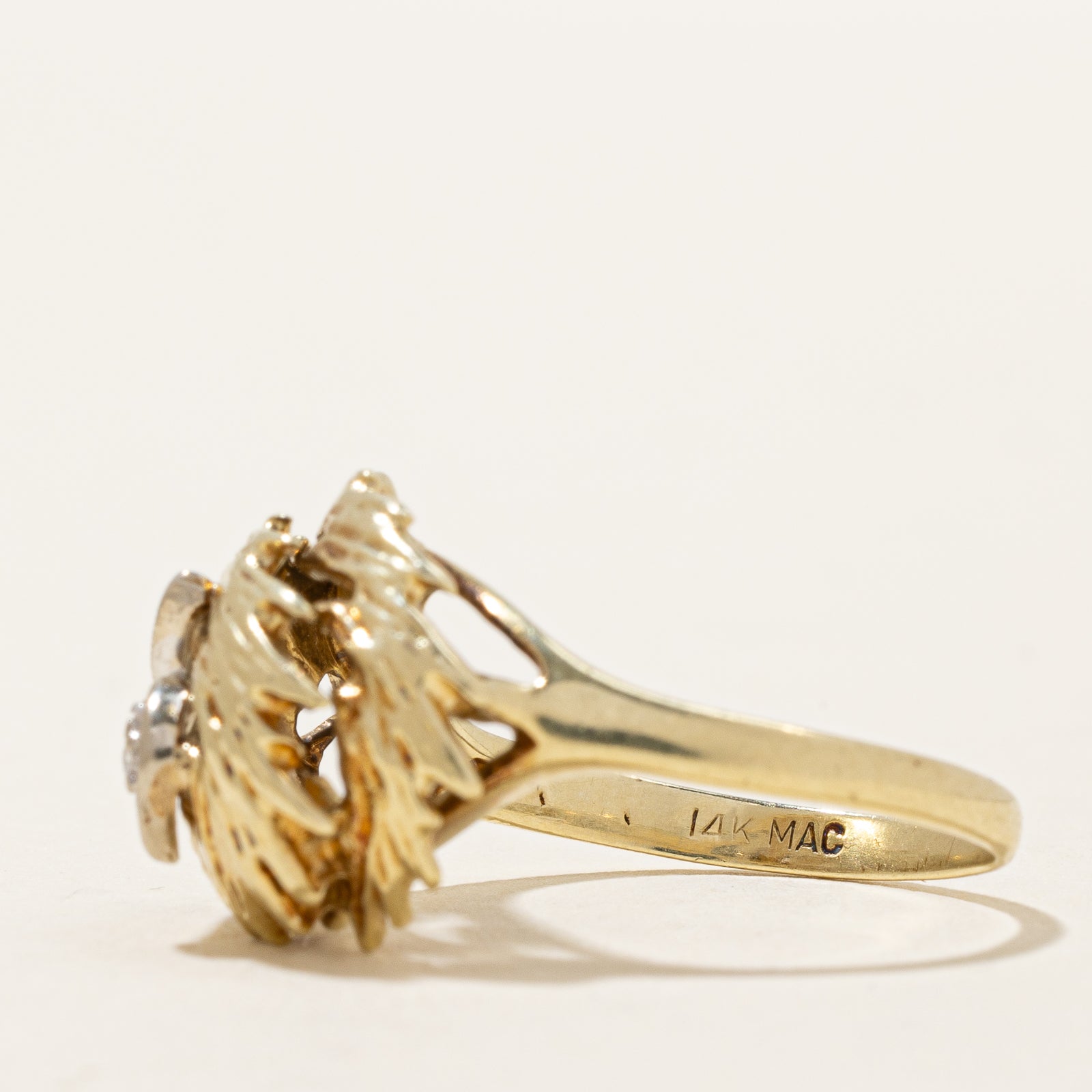 Abstract Diamond Ring | 0.05ctw | SZ 5.75 |