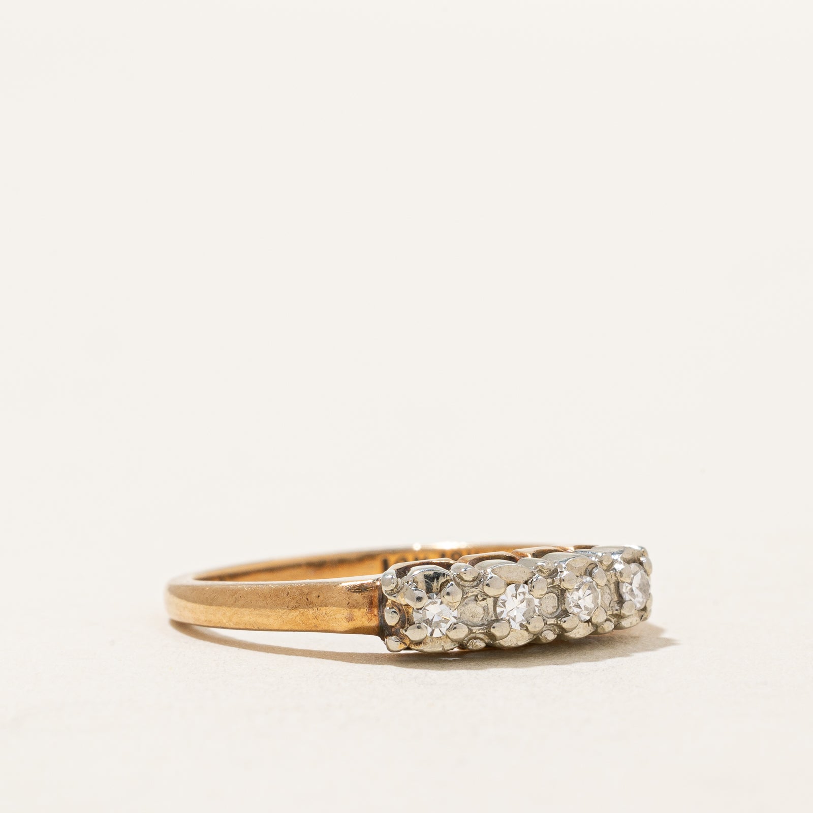 Four Stone Diamond Ring | 0.10ctw | SZ 6 |