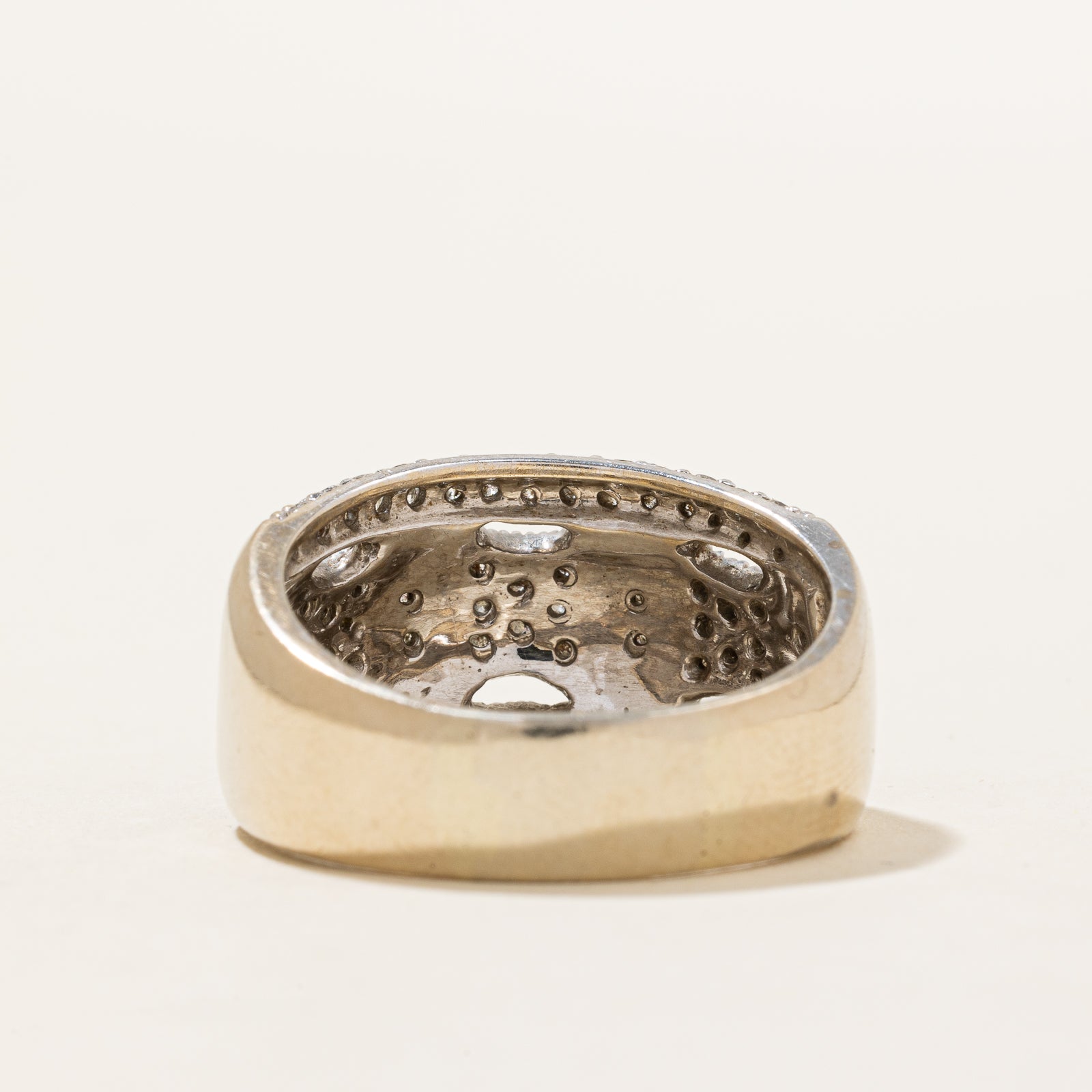 Diamond Cocktail Ring | 1.28ctw | SZ 10.25 |