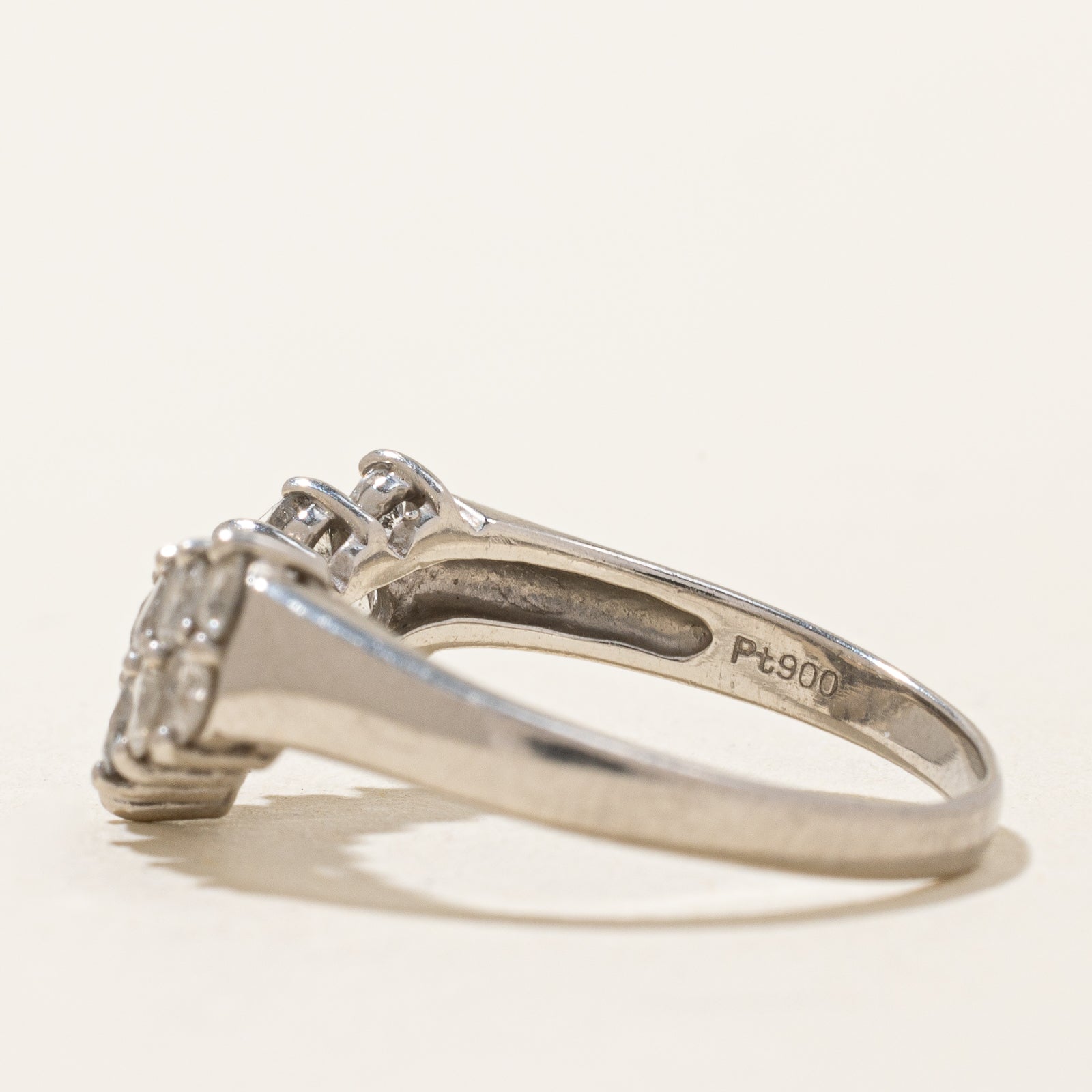Diamond Chevron Ring | 1.00ctw | SZ 7 |