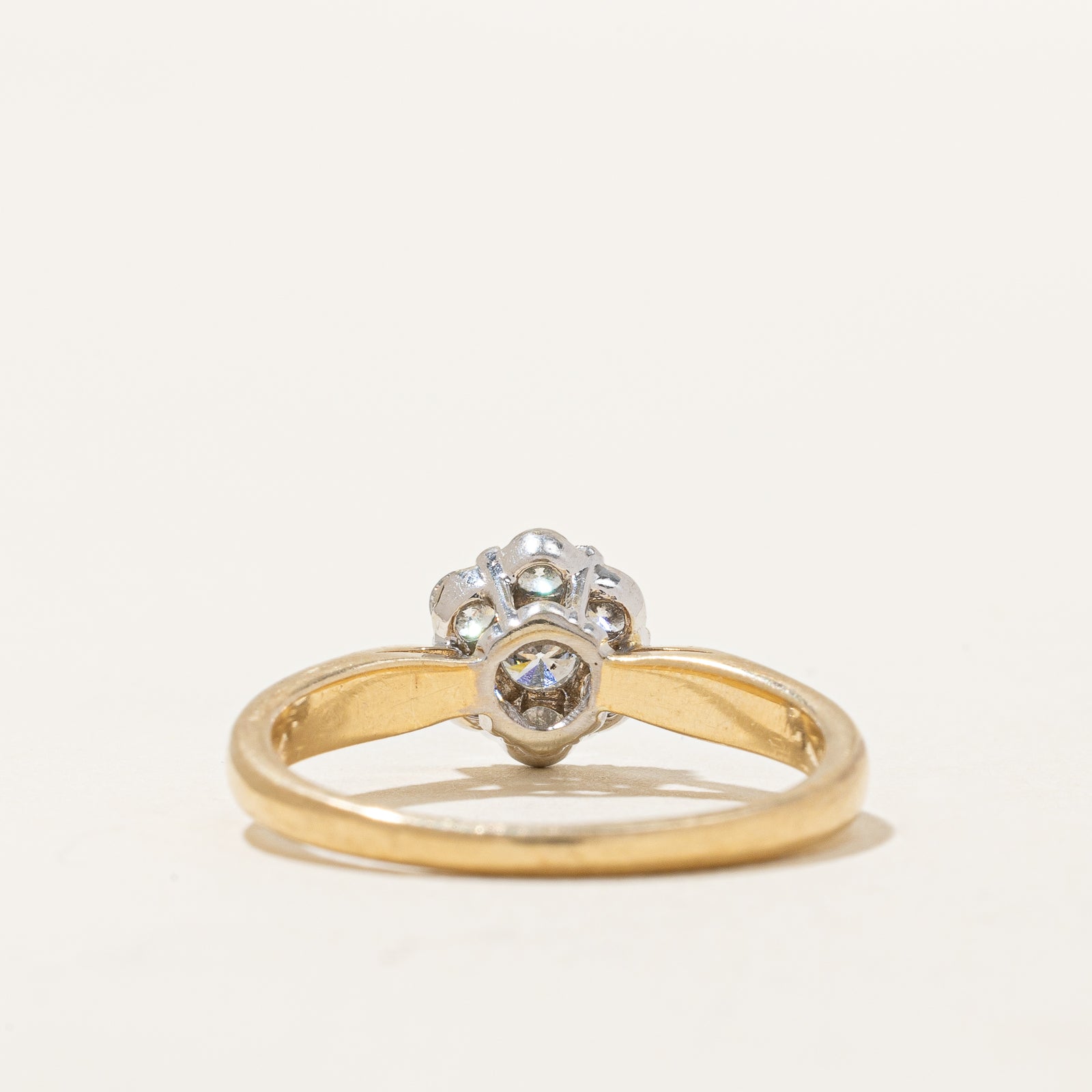 Diamond Flower Ring | 0.42ctw | SZ 6.75 |