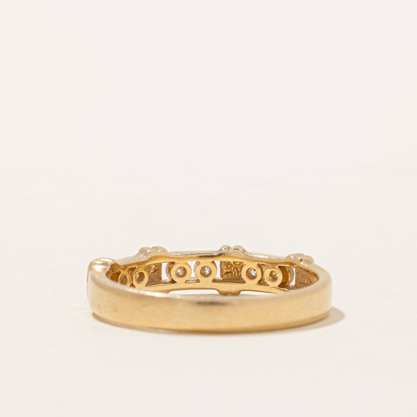 Bague six diamants | 0,15 ct au total | Taille 7 |