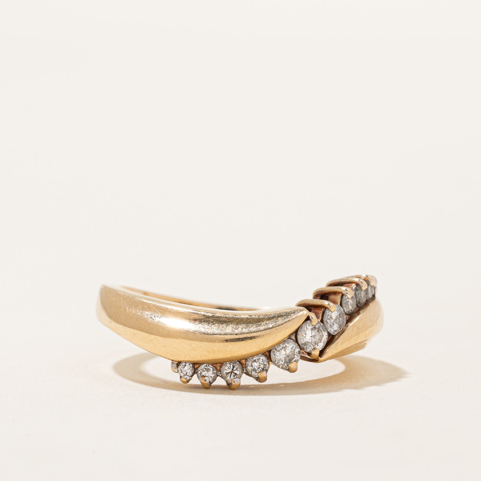 Diamond Waterfall Ring | 0.30ctw | SZ 7 |