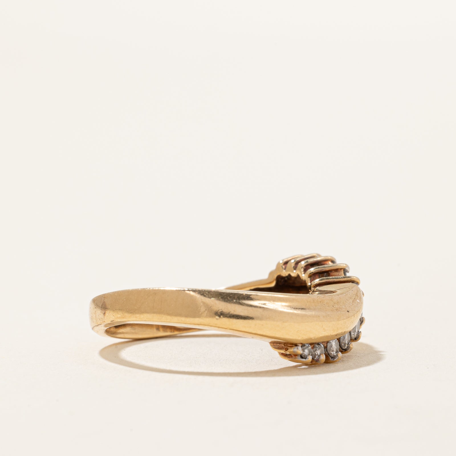 Diamond Waterfall Ring | 0.30ctw | SZ 7 |