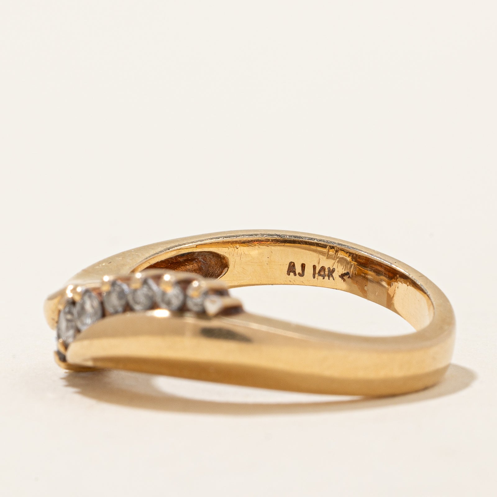 Diamond Waterfall Ring | 0.30ctw | SZ 7 |