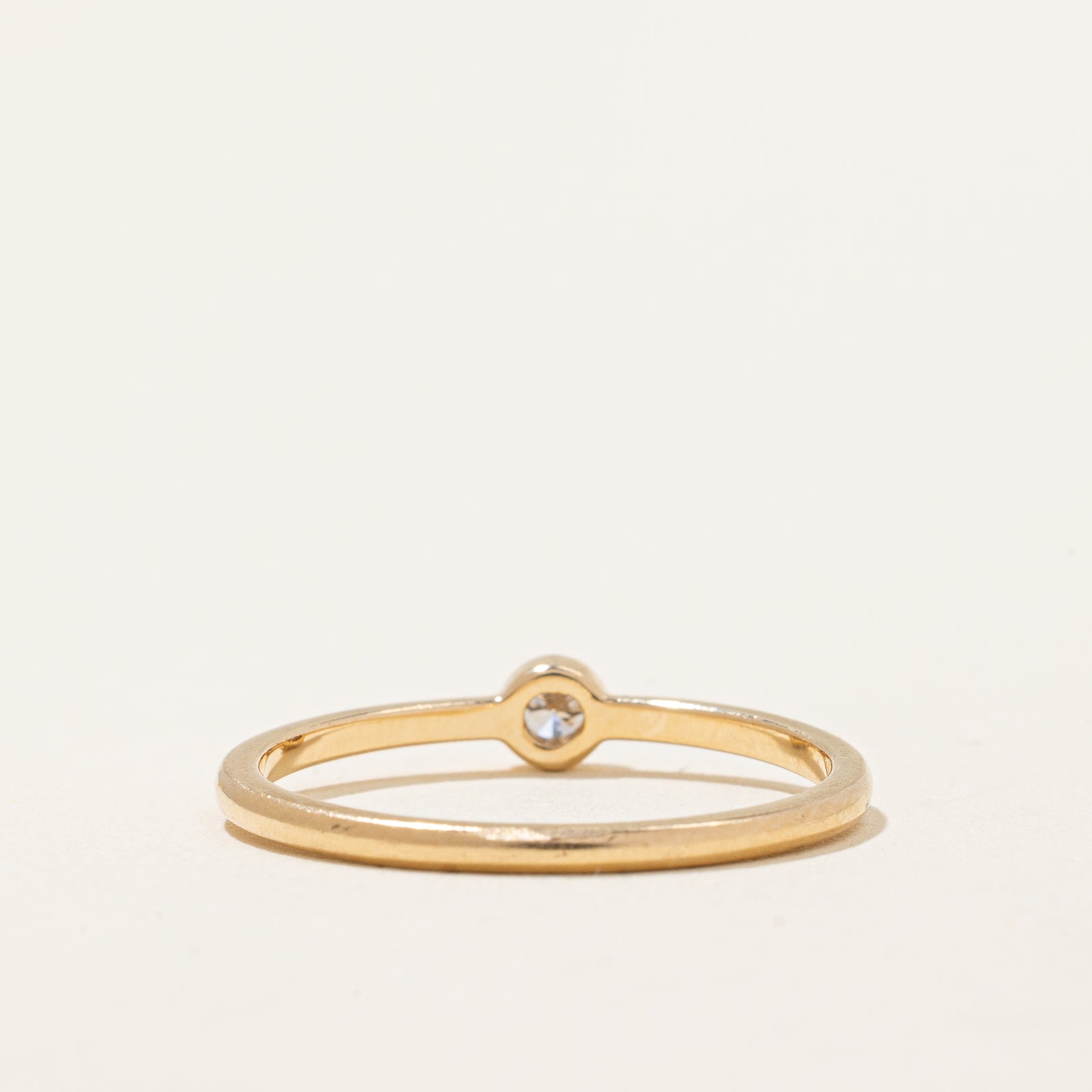 Bague sertie de diamants | 0,06 ct | Taille 7 |