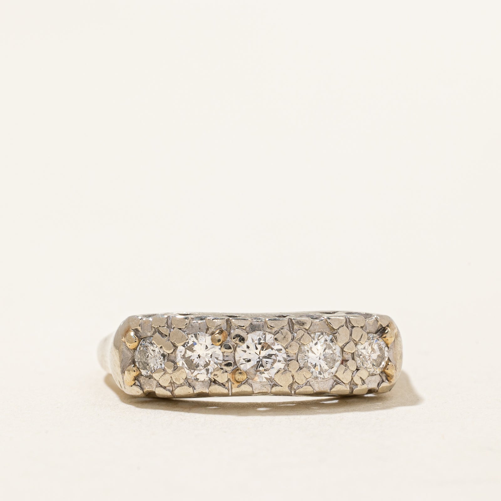 Five Stone Diamond RIng | 0.44ctw | SZ 7.75 |