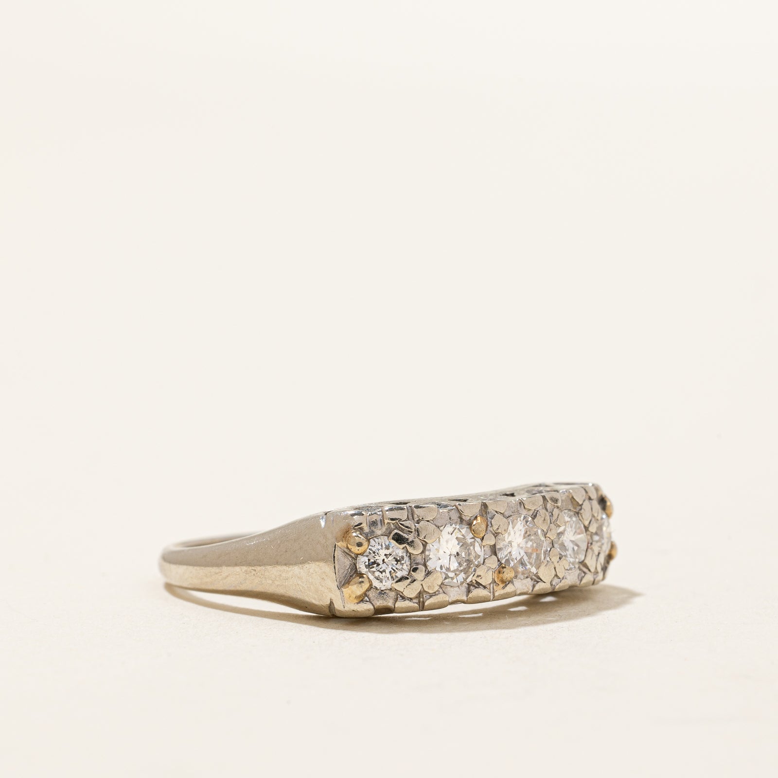 Five Stone Diamond RIng | 0.44ctw | SZ 7.75 |