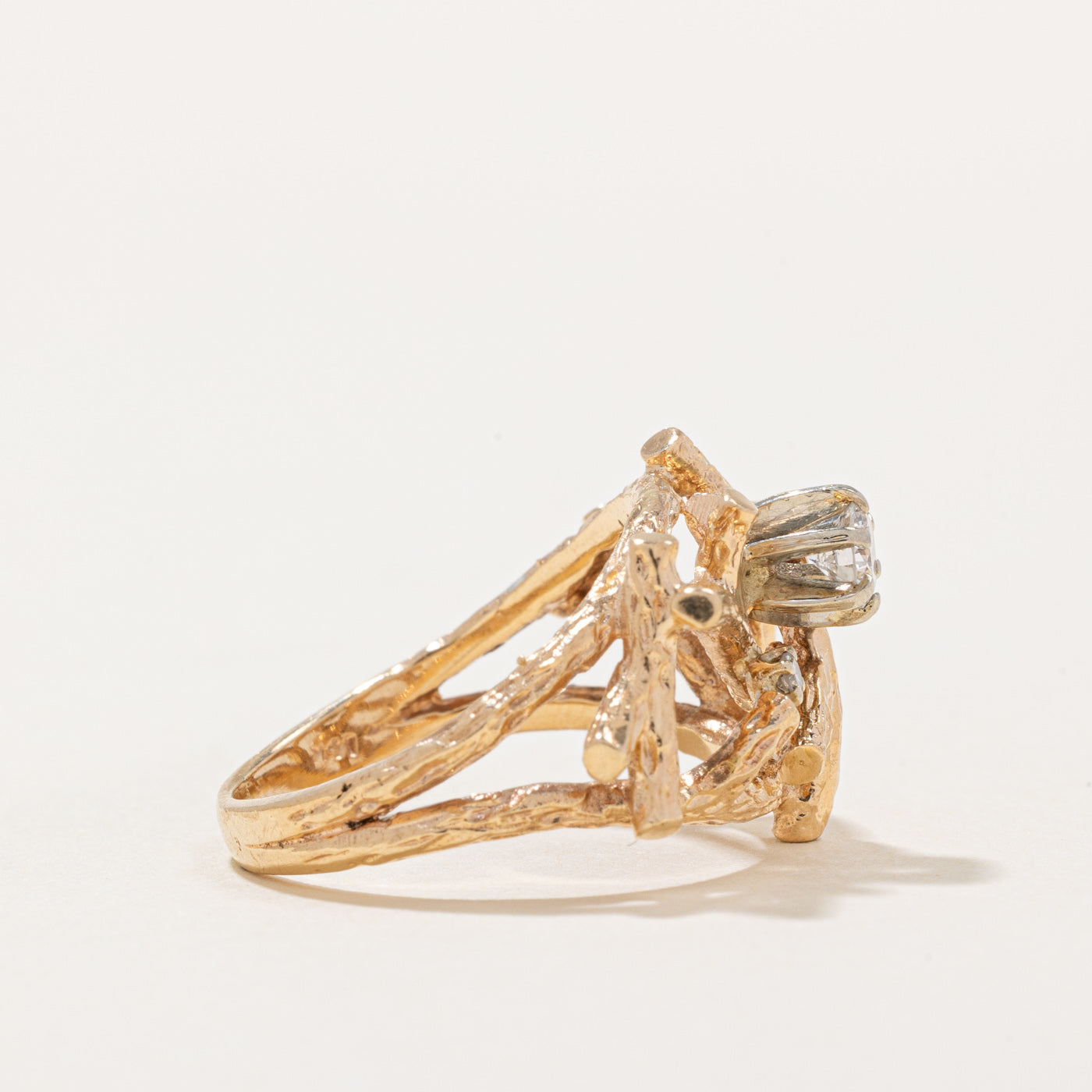 Diamond Twig Ring | 0.27ctw | SZ 7.75 |