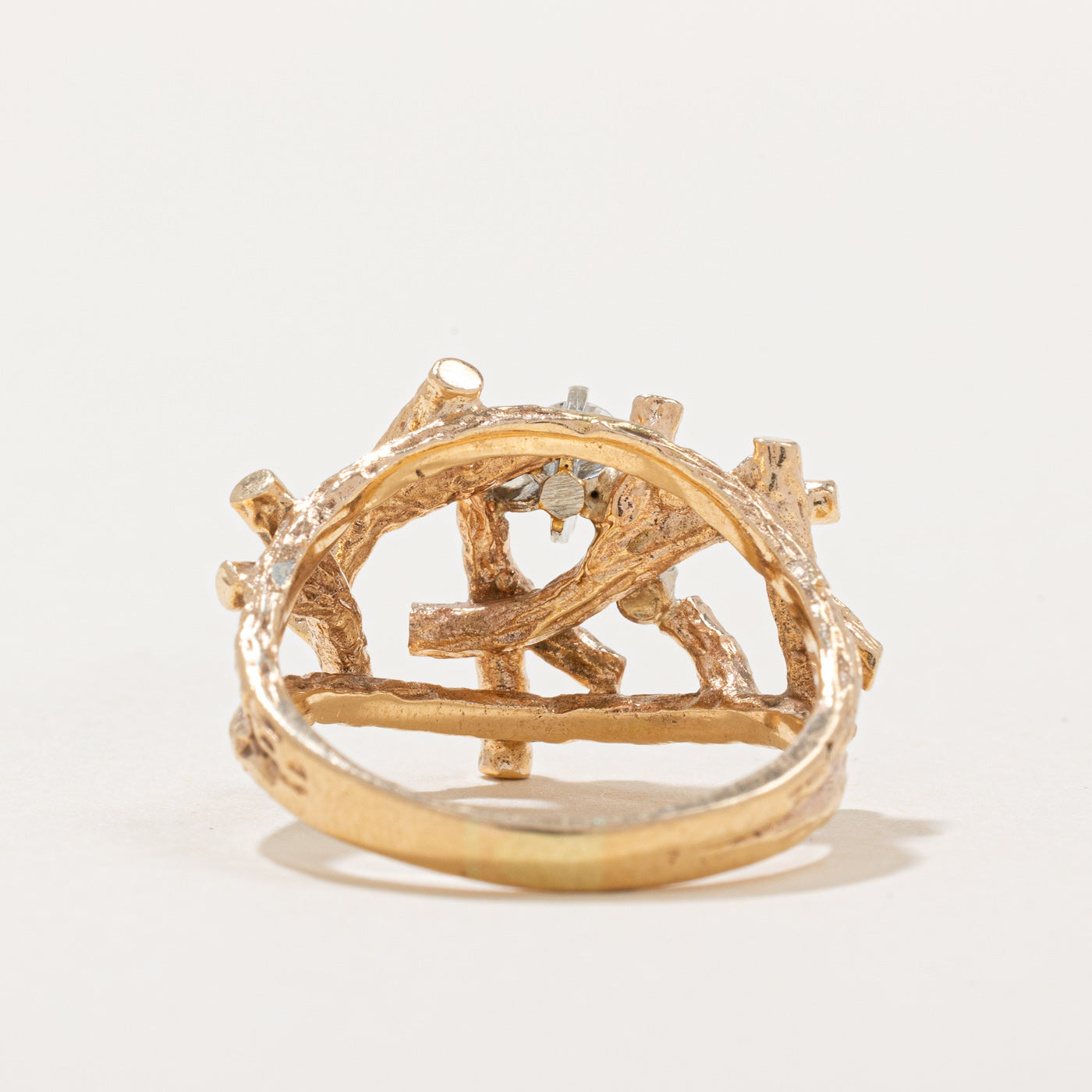 Diamond Twig Ring | 0.27ctw | SZ 7.75 |