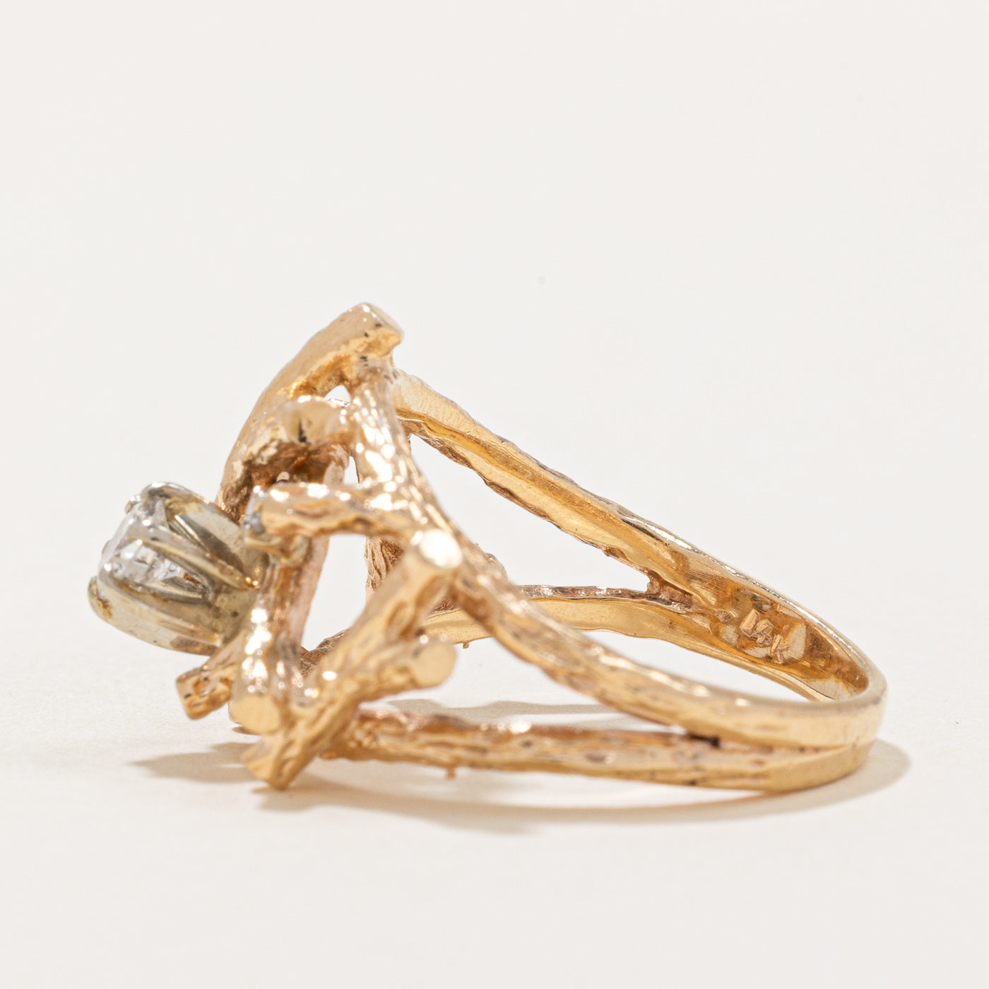 Diamond Twig Ring | 0.27ctw | SZ 7.75 |
