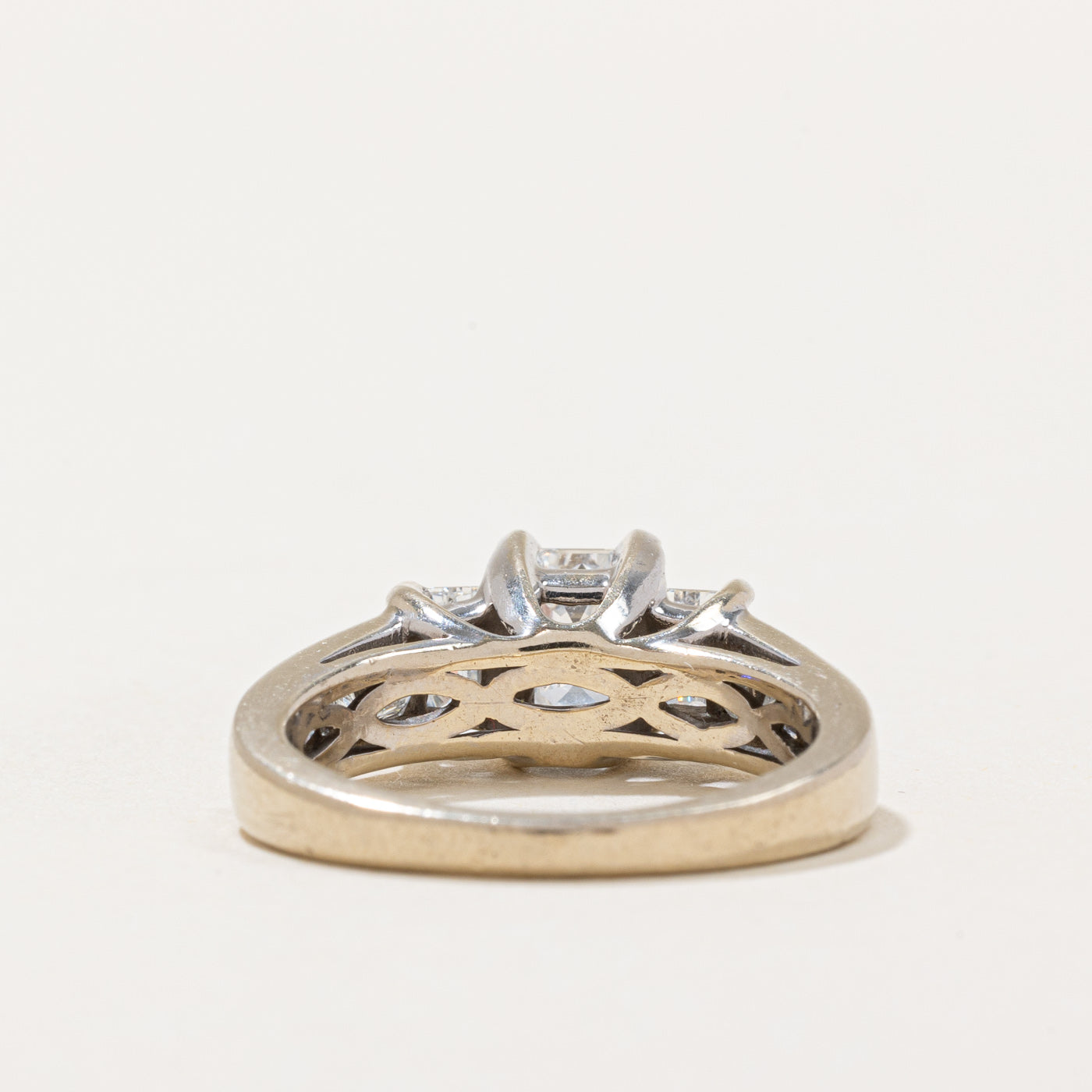 Emerald Cut Diamond Engagement Ring | 2.01ctw | SZ 5.5 |