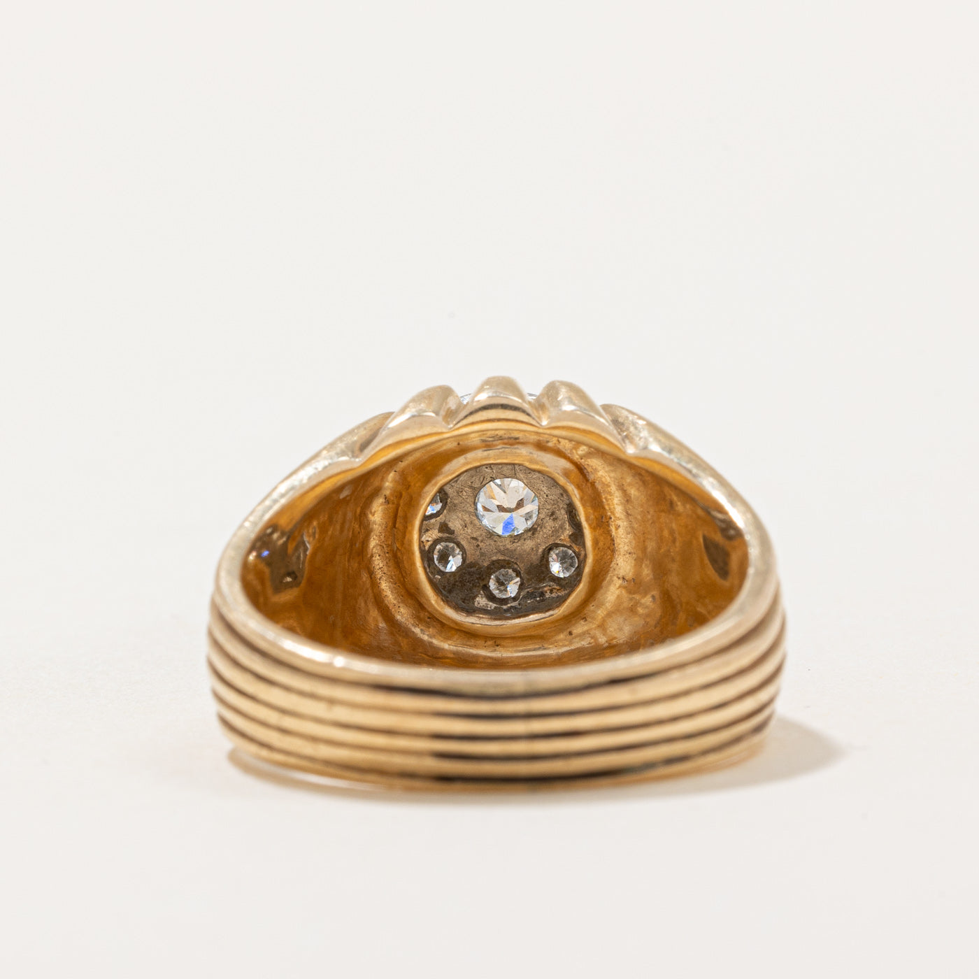 Pave Set Diamond Ring | 0.41ctw | SZ 8.25 |