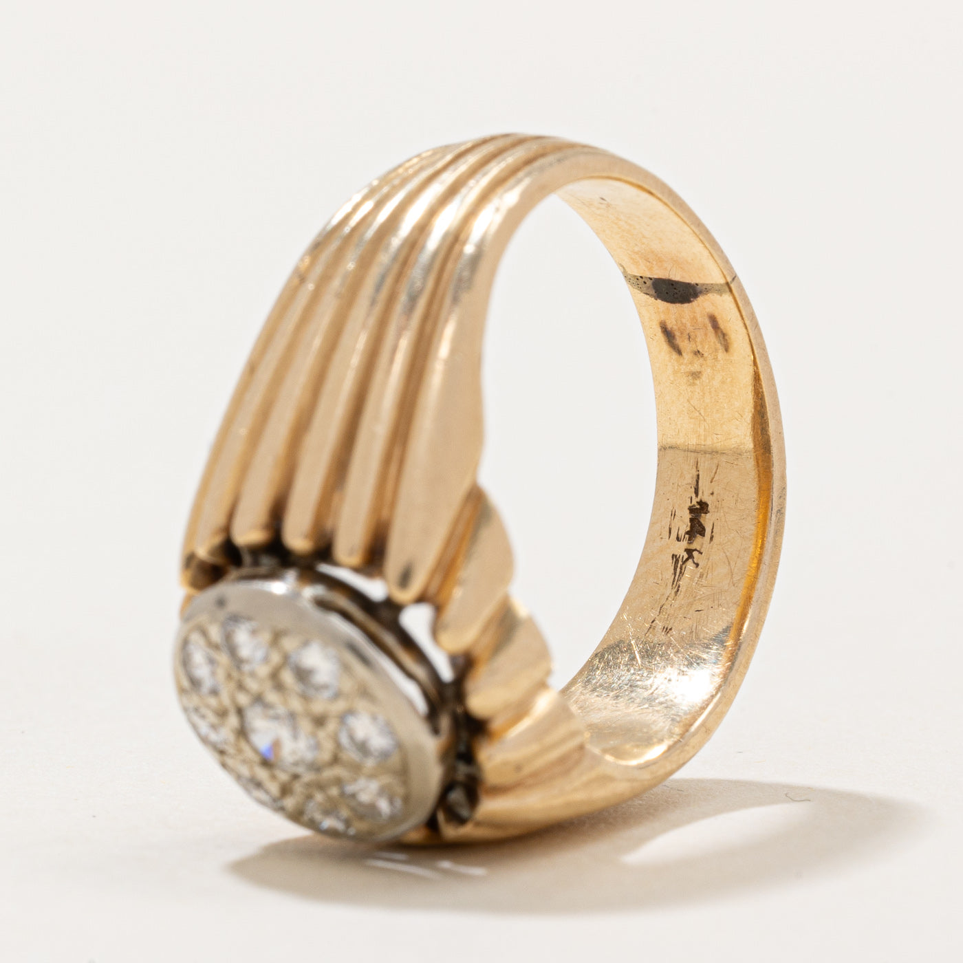 Pave Set Diamond Ring | 0.41ctw | SZ 8.25 |