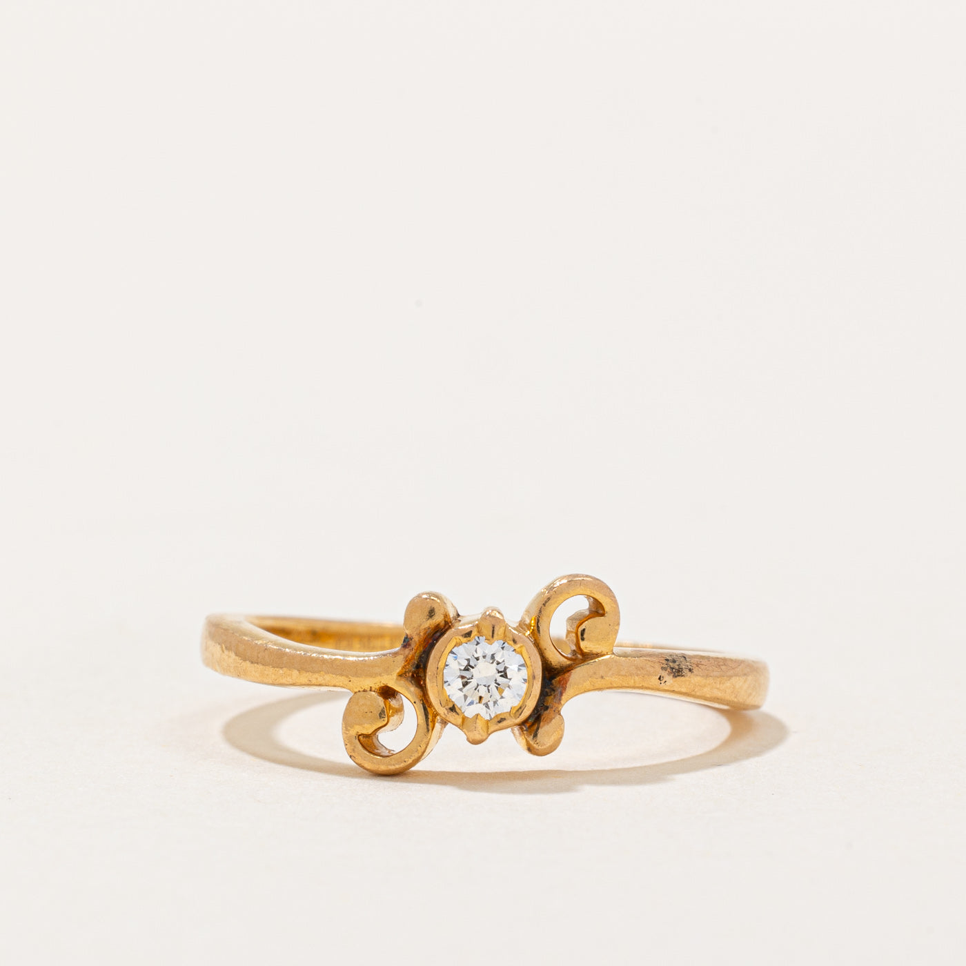 Ornate Diamond Ring | 0.10ct | SZ 6.75 |