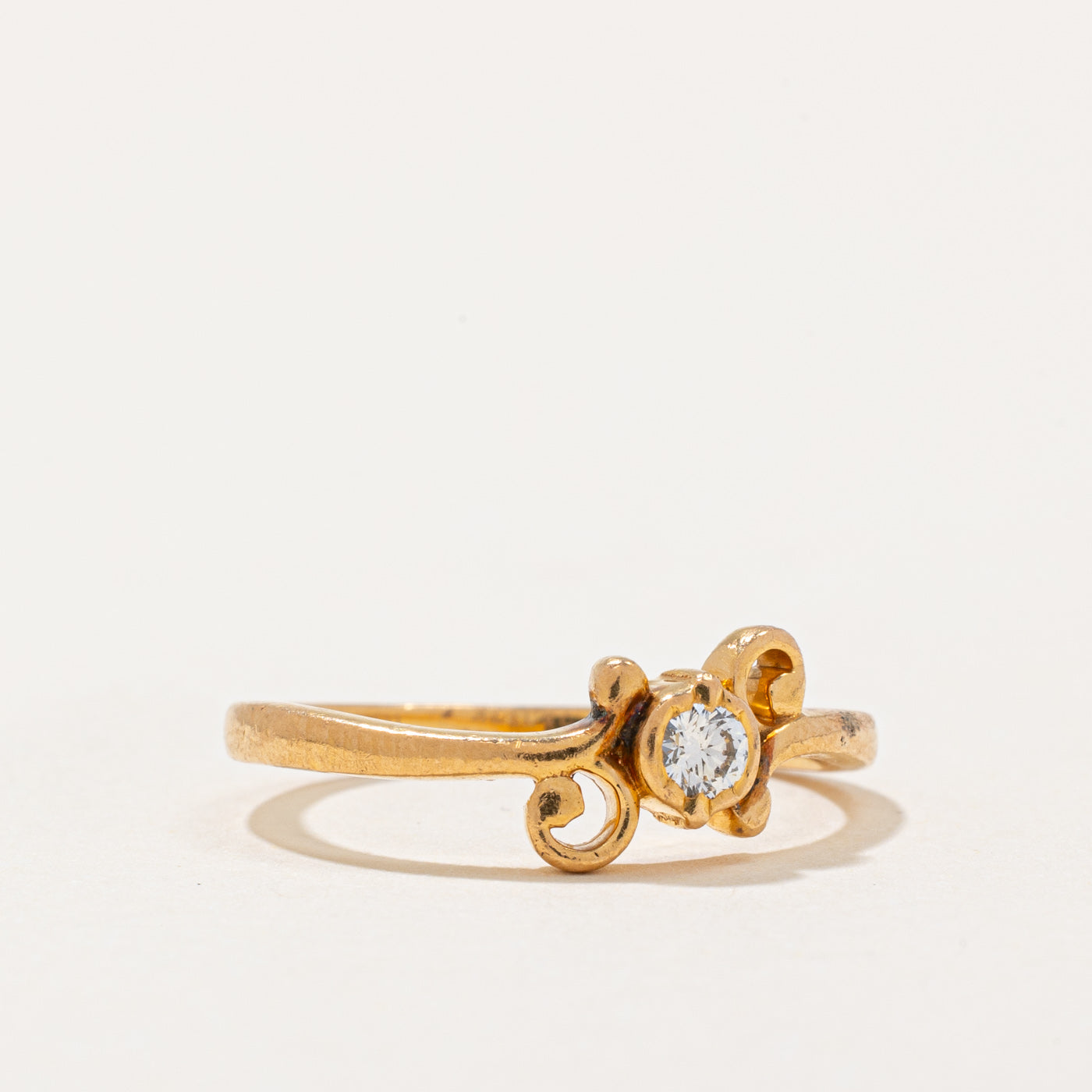 Ornate Diamond Ring | 0.10ct | SZ 6.75 |