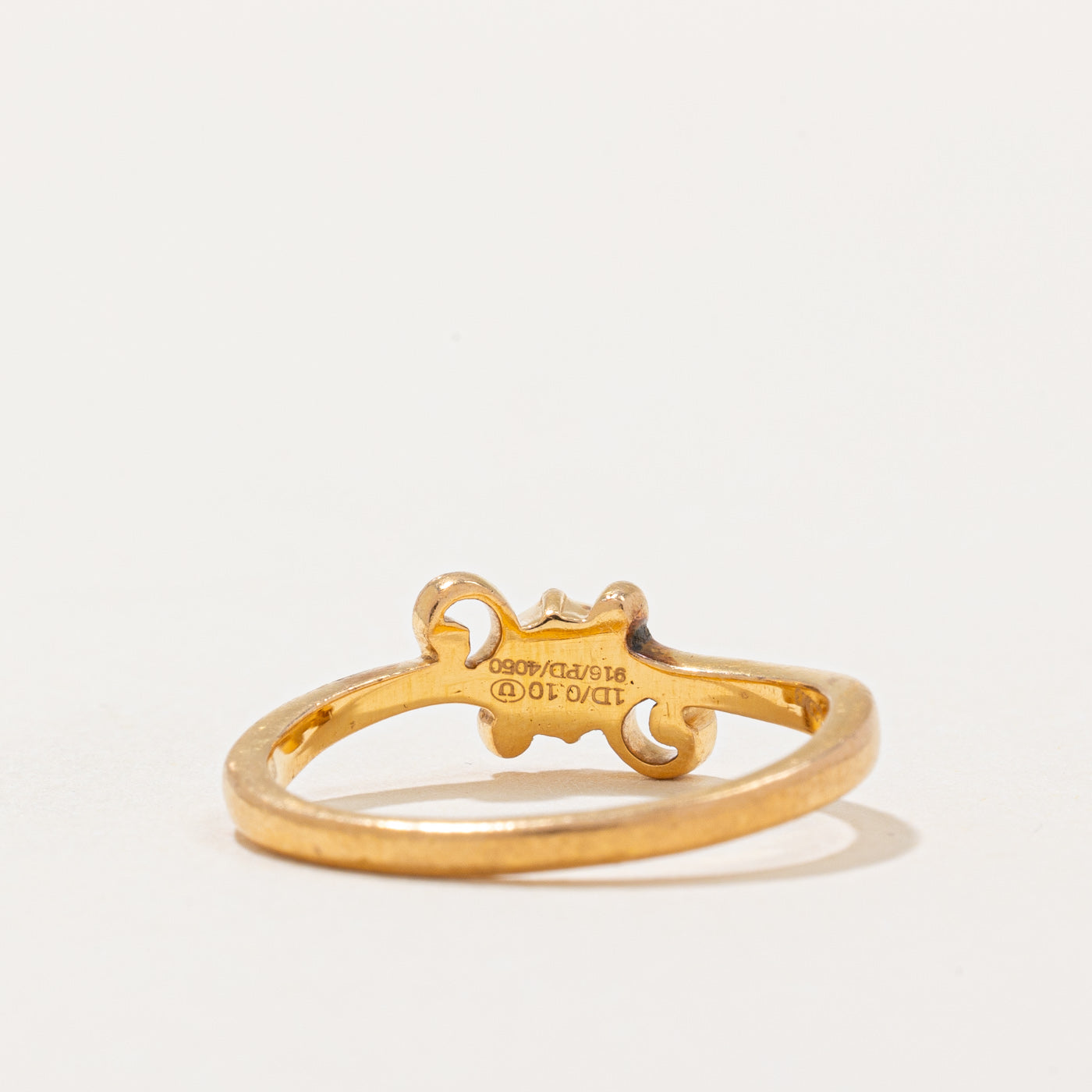 Ornate Diamond Ring | 0.10ct | SZ 6.75 |