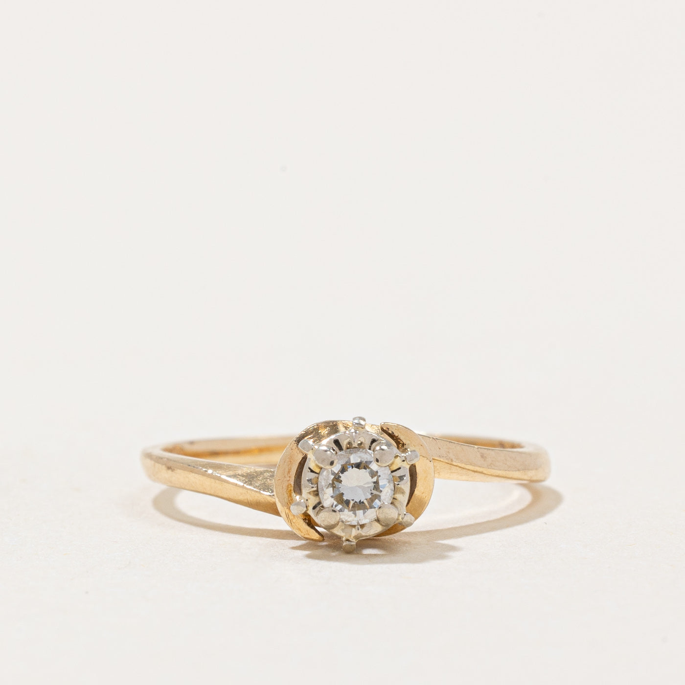 High Set Diamond Ring | 0.12ct | SZ 5 |