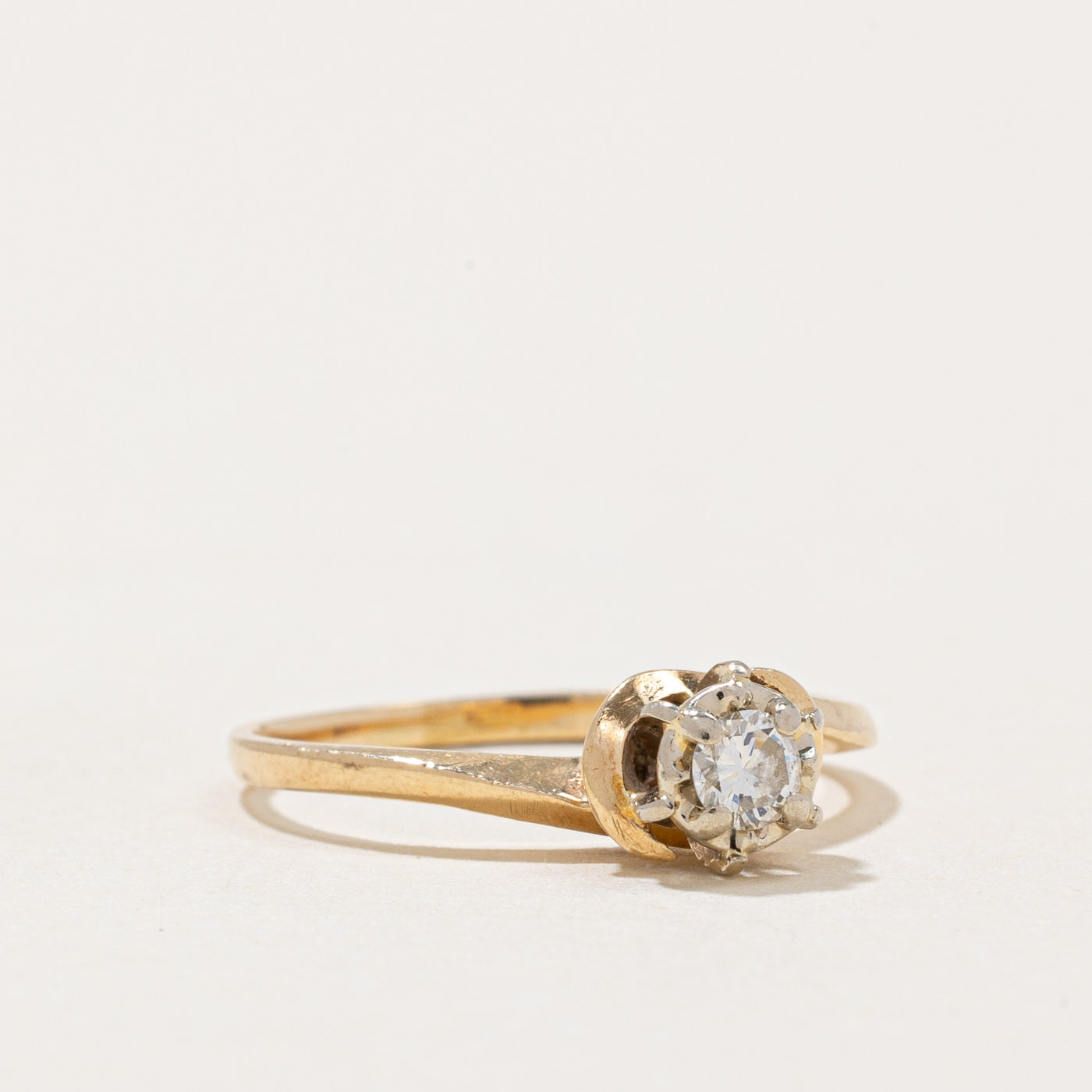 High Set Diamond Ring | 0.12ct | SZ 5 |