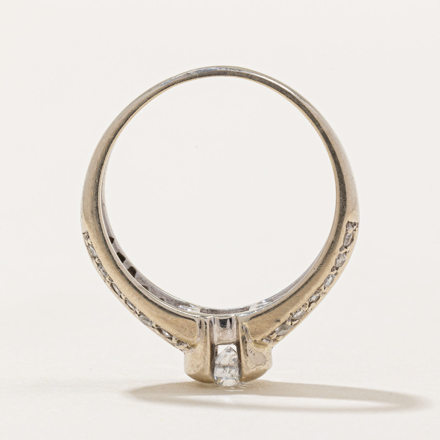 Semi Bezel Diamond Engagement Ring | 0.58ctw | SZ 7 |