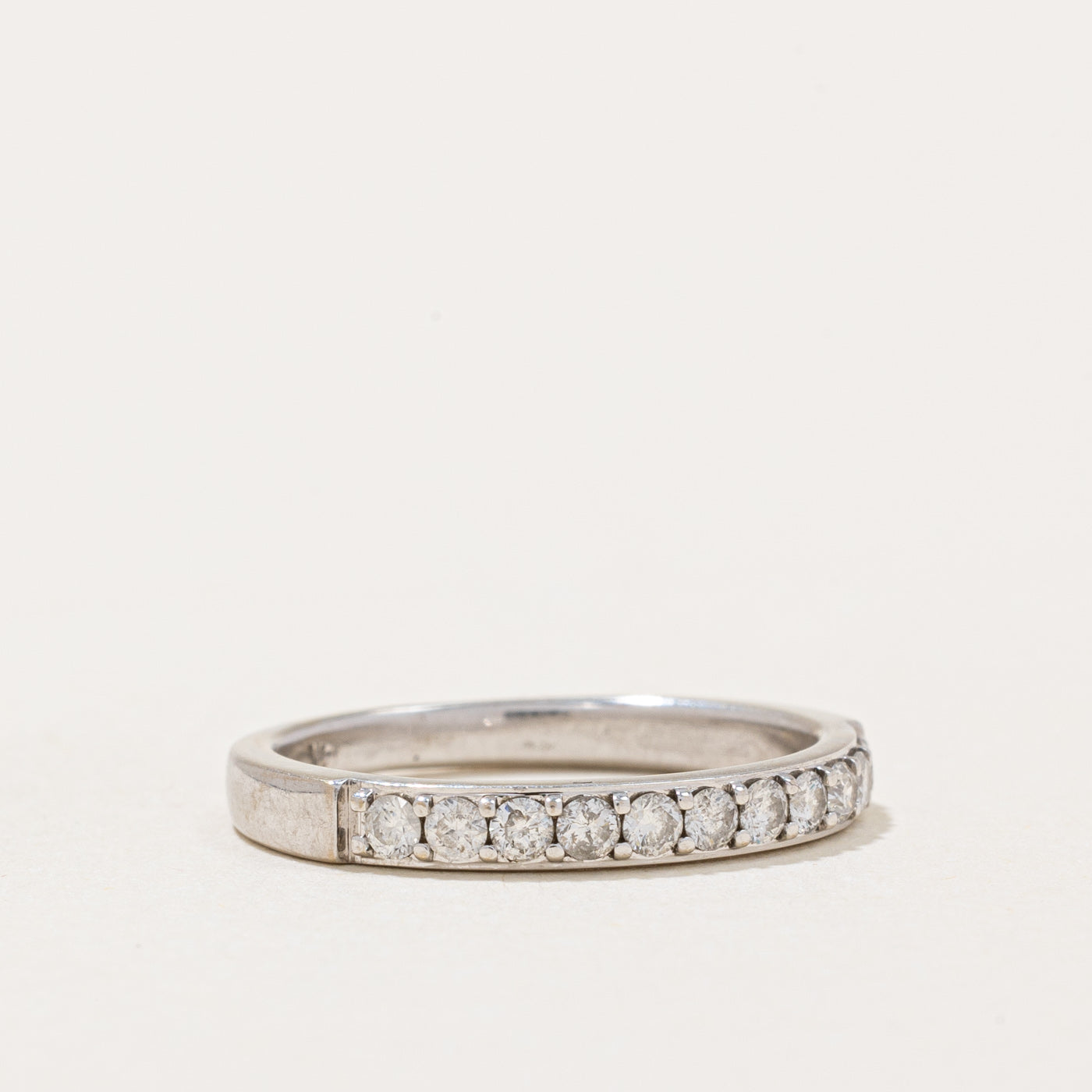 Diamond Semi Eternity Band | 0.22ctw | SZ 4.5 |