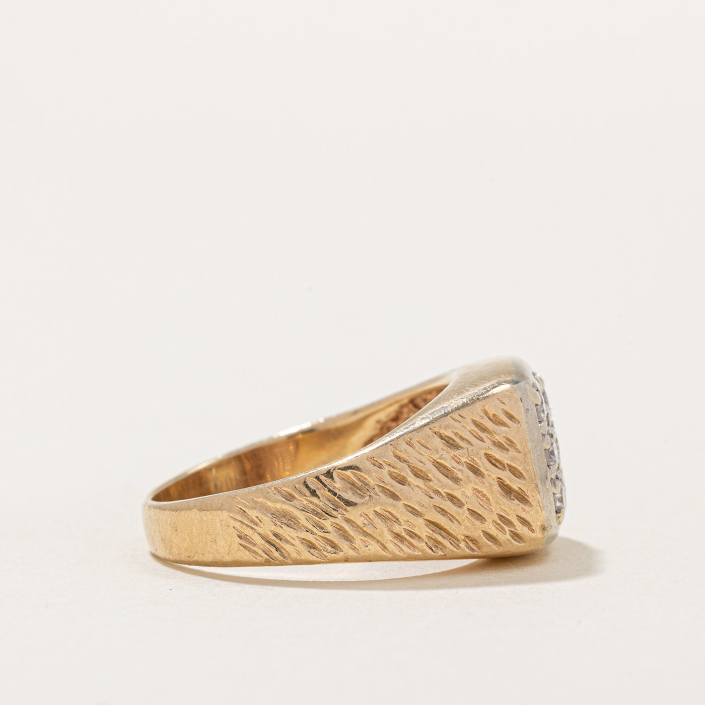 Diamond Grid Ring | 0.40ctw | SZ 8.5 |