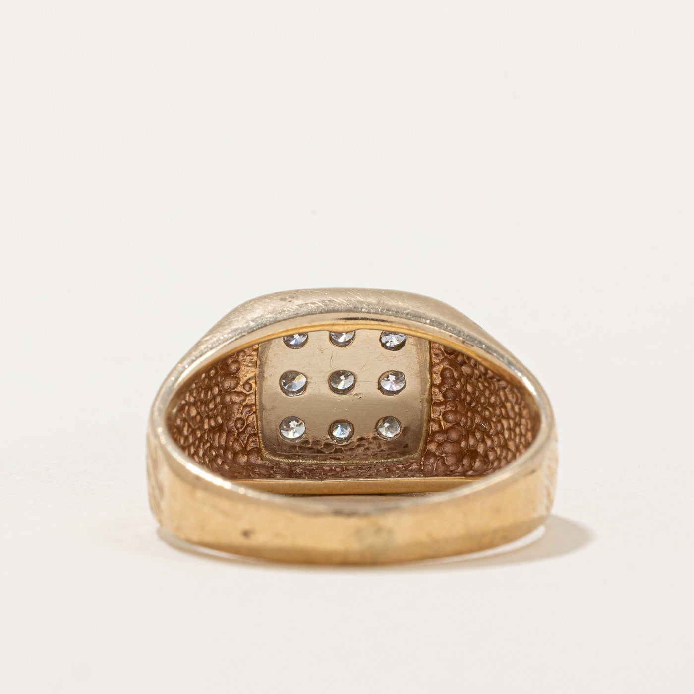 Diamond Grid Ring | 0.40ctw | SZ 8.5 |
